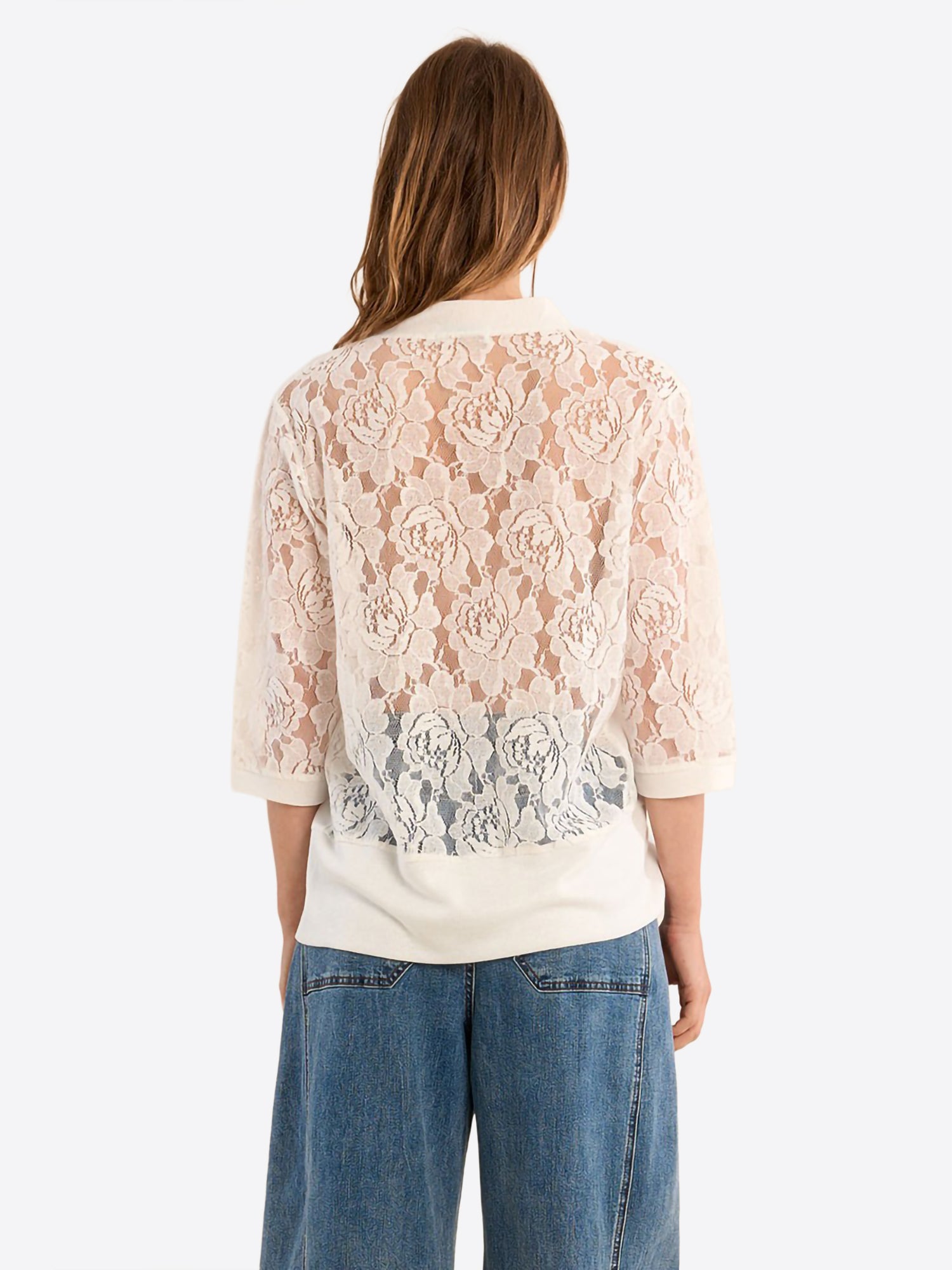 Cardigan MOLLY BRACKEN da Donna - bianco E1481EPWHT