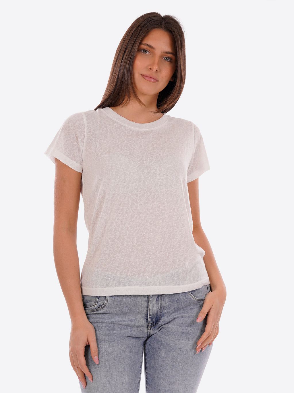 T-shirt MOLLY BRACKEN da Donna - bianco EW08EEWHT