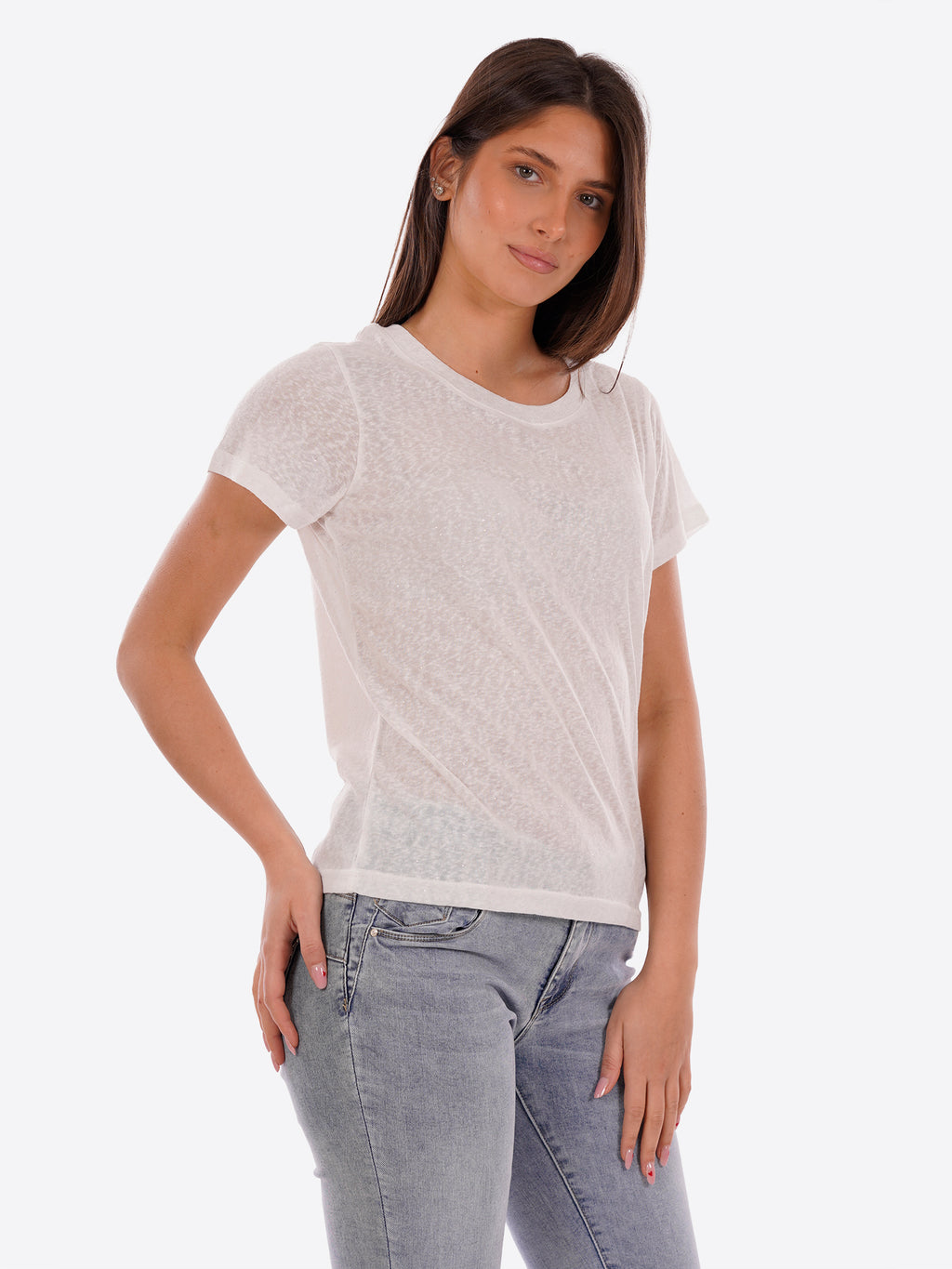 T-shirt MOLLY BRACKEN da Donna - bianco EW08EEWHT