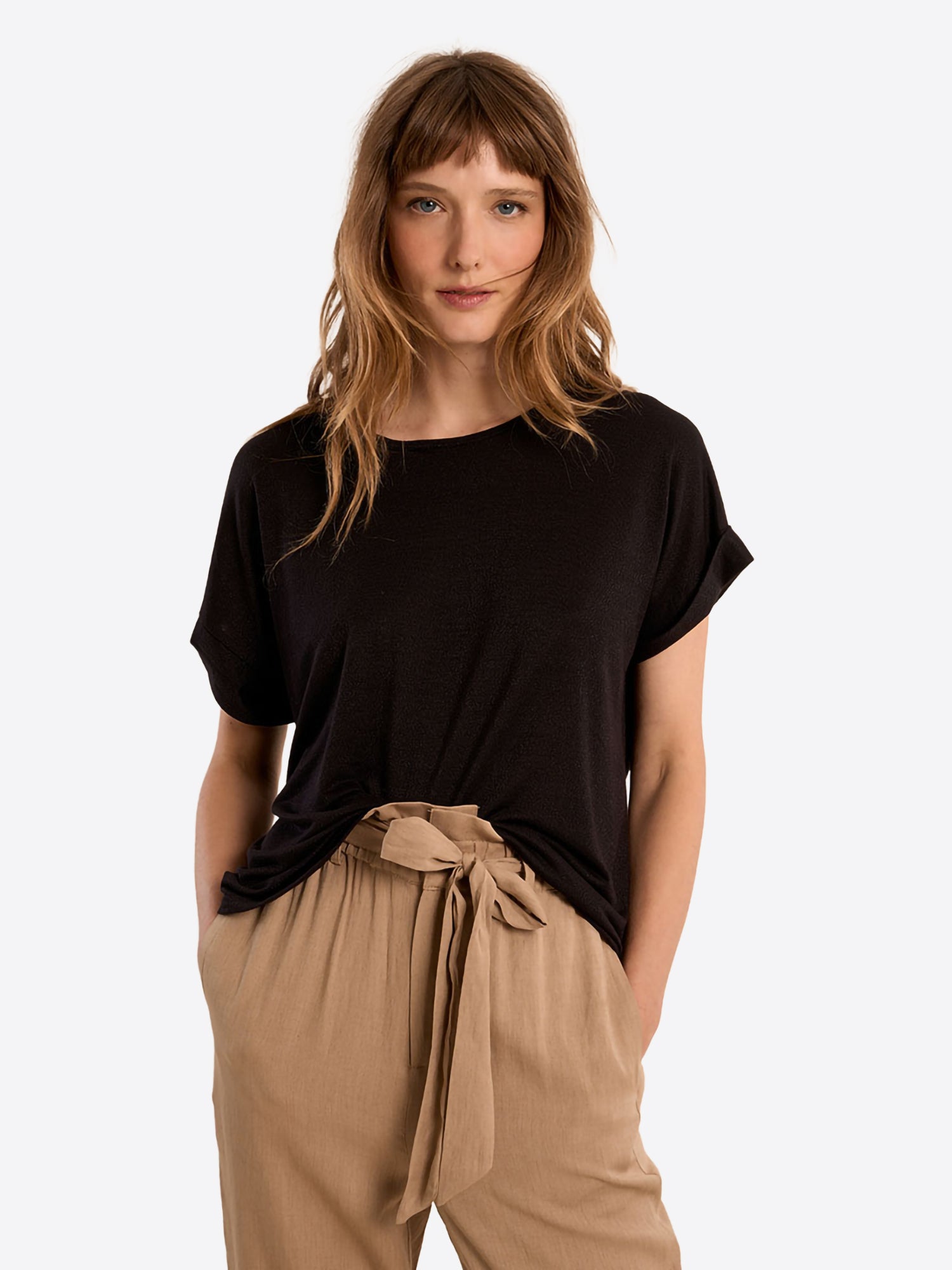 T-shirt MOLLY BRACKEN da Donna - nero G968EPBLK