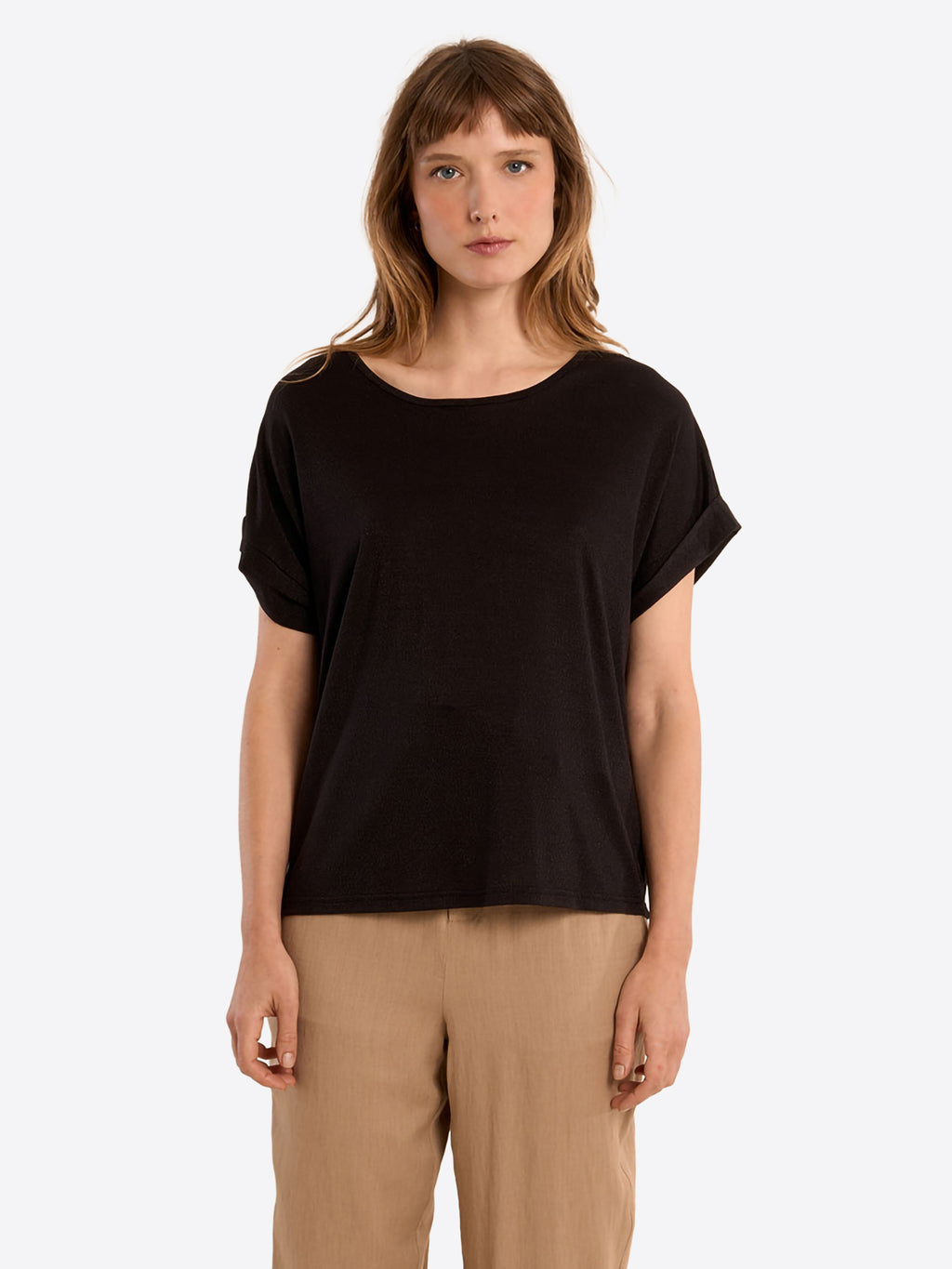 T-shirt MOLLY BRACKEN da Donna - nero G968EPBLK