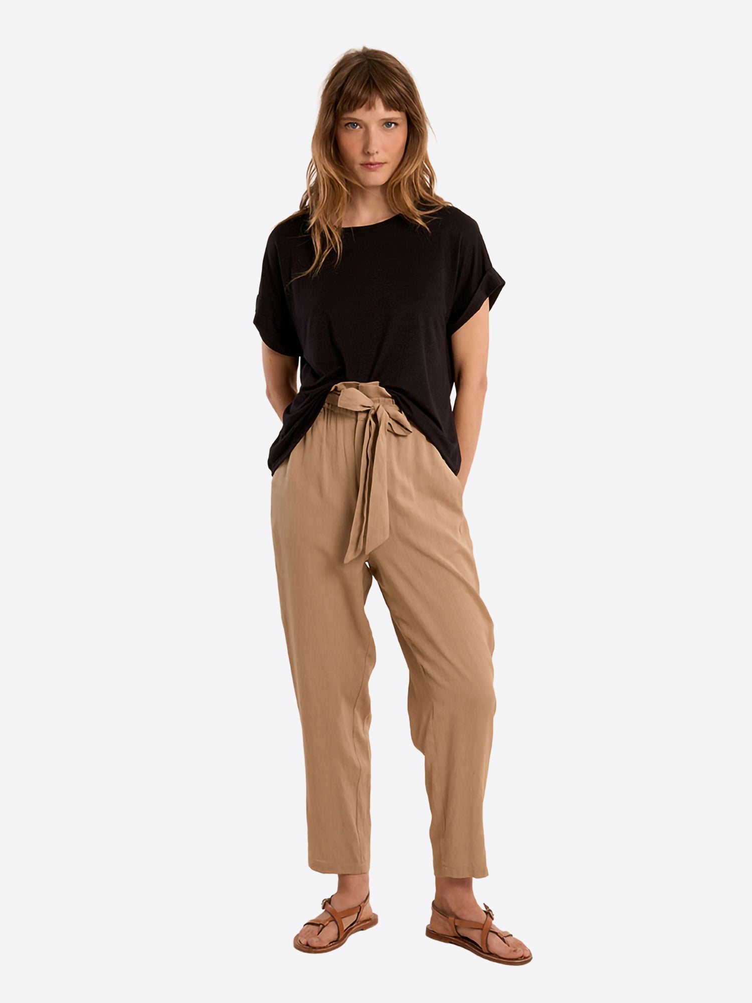 T-shirt MOLLY BRACKEN da Donna - nero G968EPBLK
