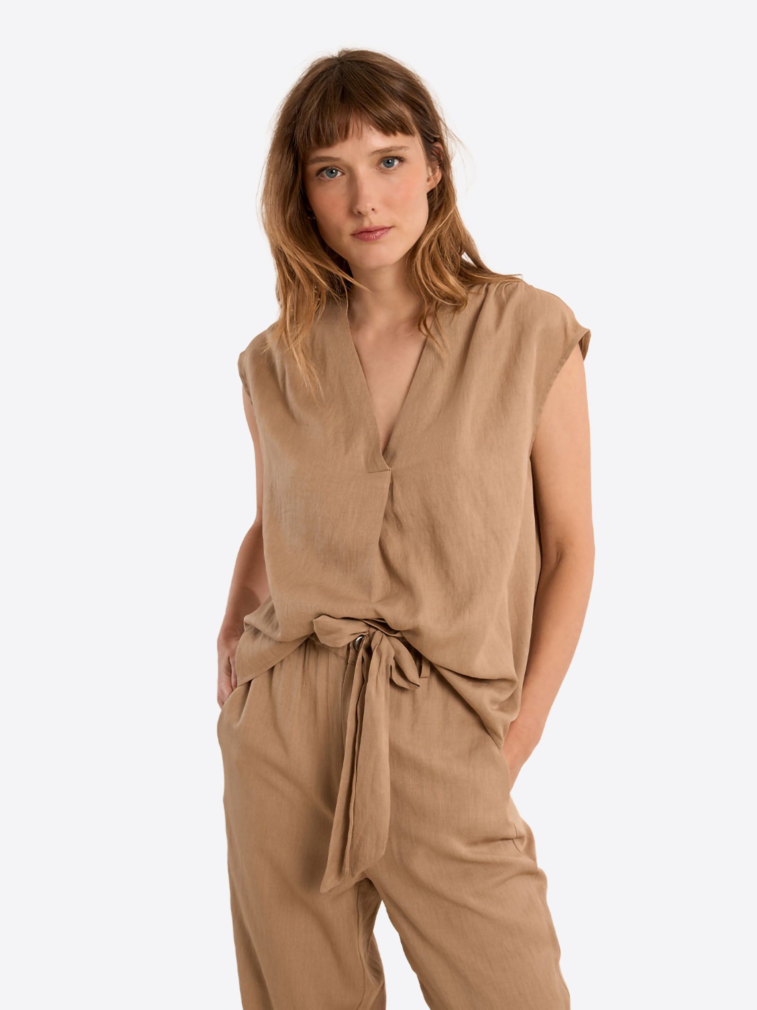 Top MOLLY BRACKEN da Donna - beige G979EPBEIGE