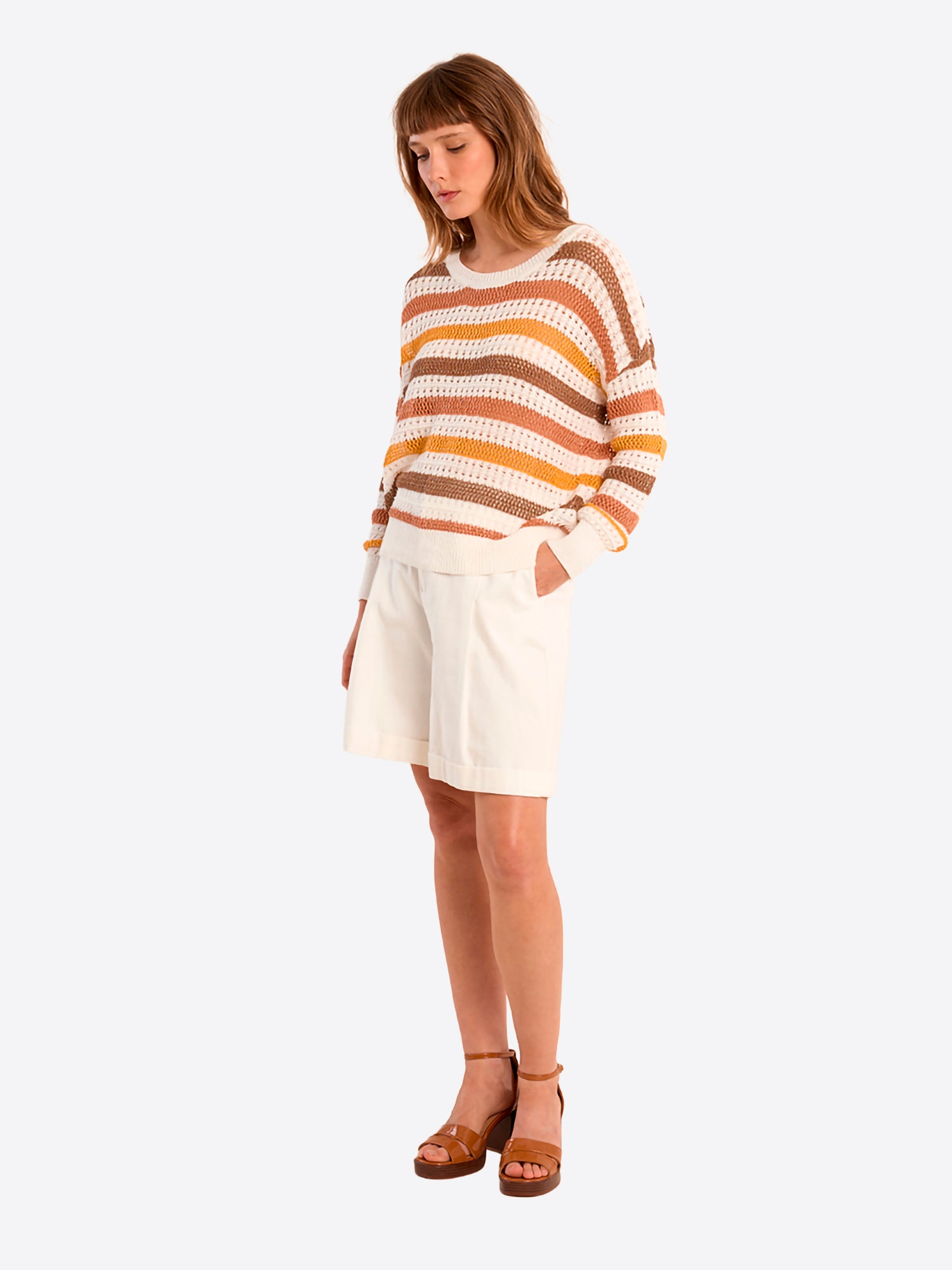 Maglia MOLLY BRACKEN da Donna - giallo LA1271EPMANGO