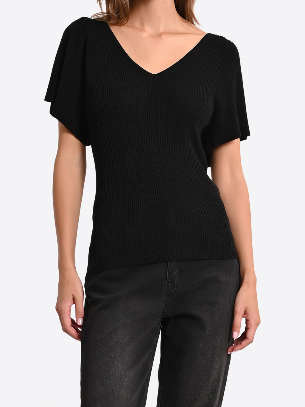 T-shirt MOLLY BRACKEN da Donna - nero LA1510EPBLK