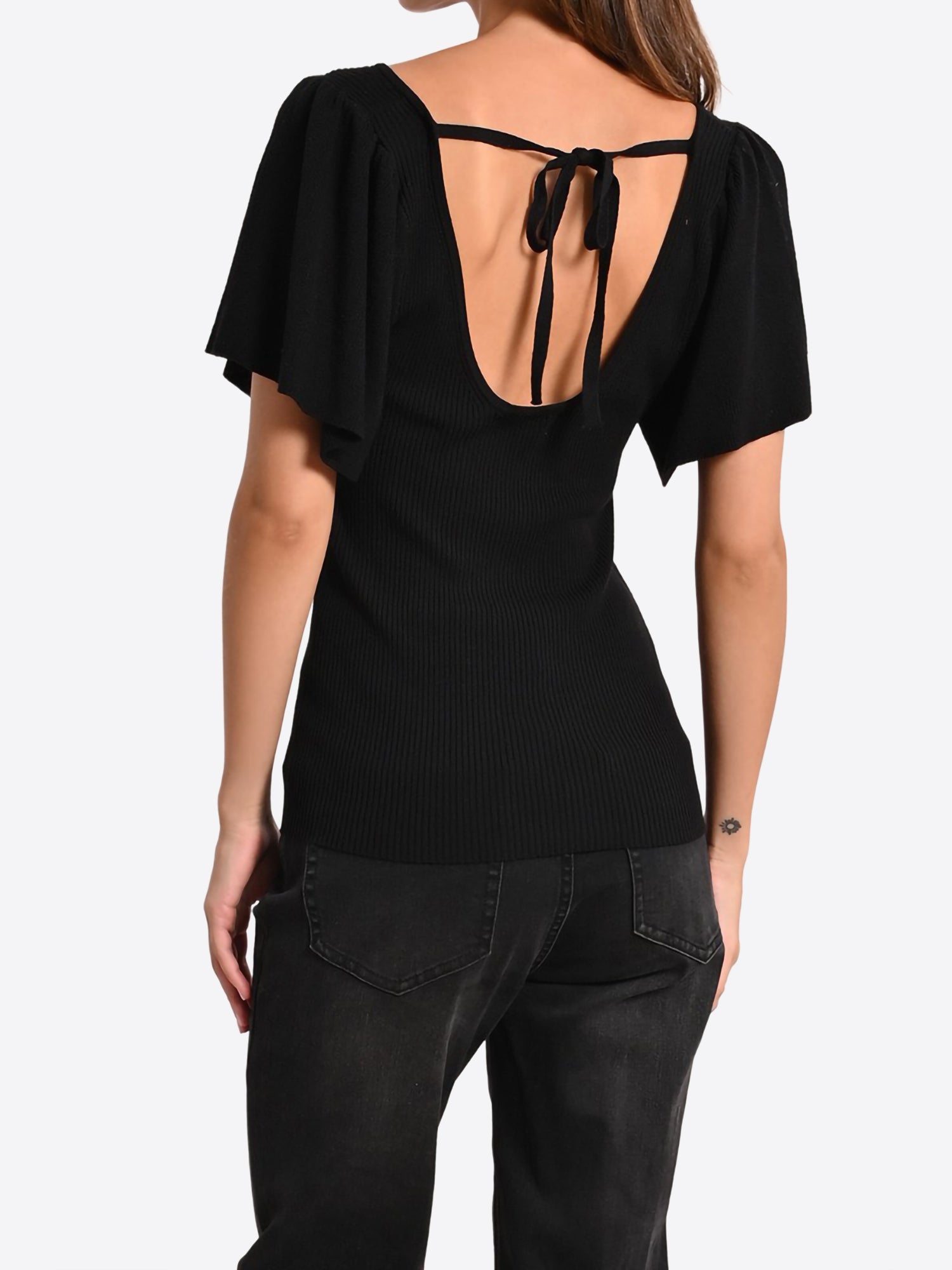 T-shirt MOLLY BRACKEN da Donna - nero LA1510EPBLK
