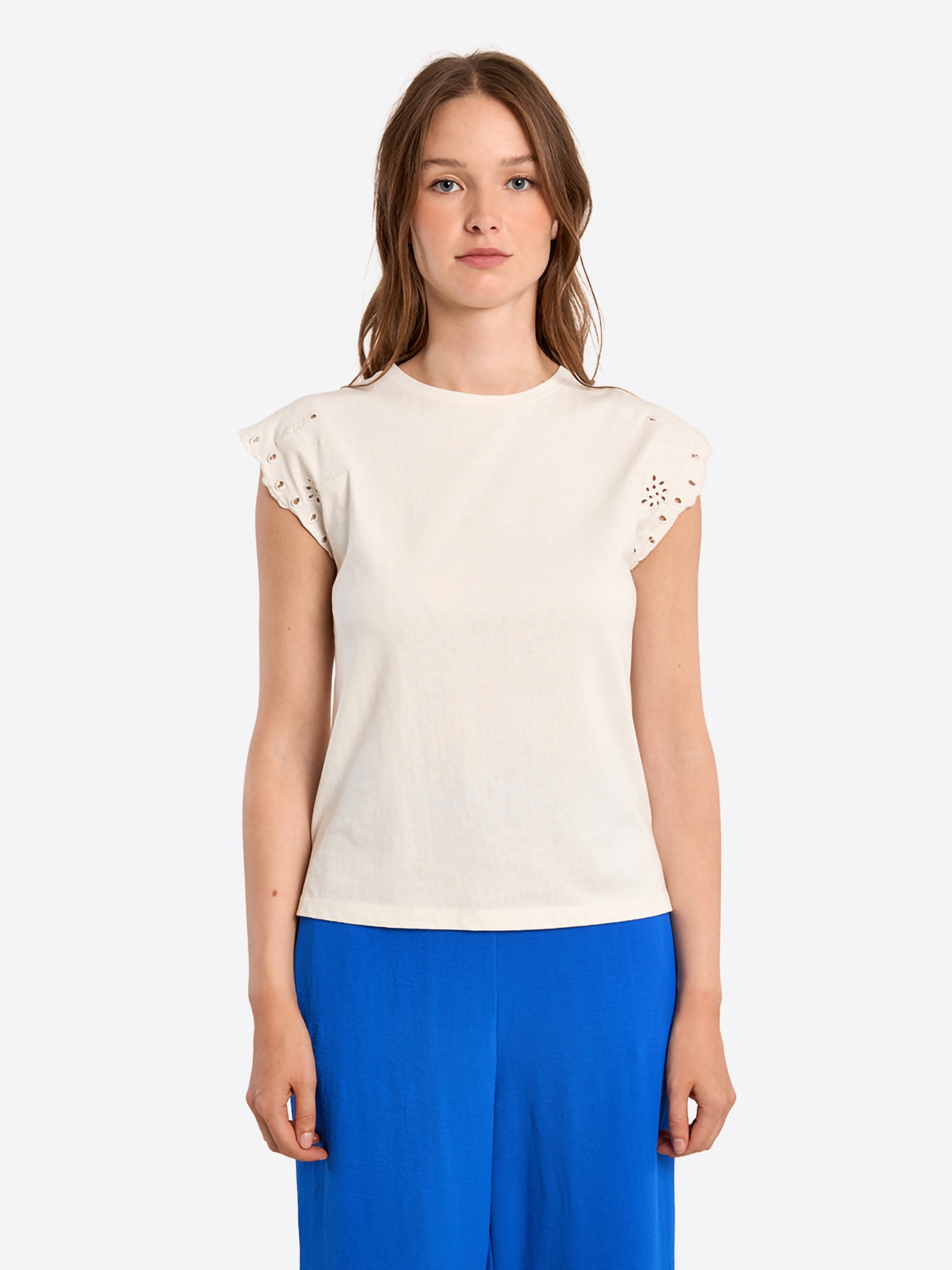T-shirt MOLLY BRACKEN da Donna - bianco LA1929EEWHT