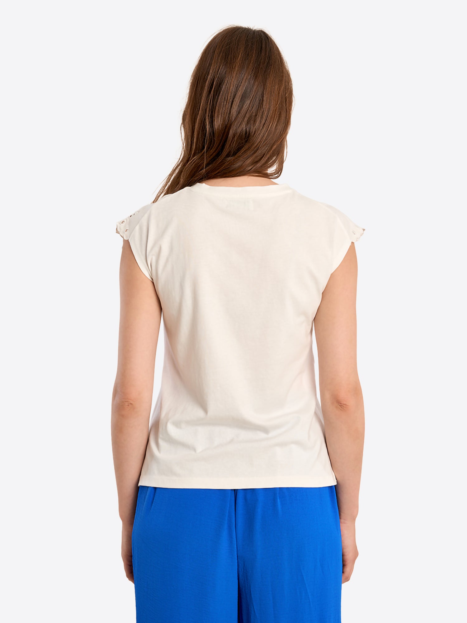 T-shirt MOLLY BRACKEN da Donna - bianco LA1929EEWHT