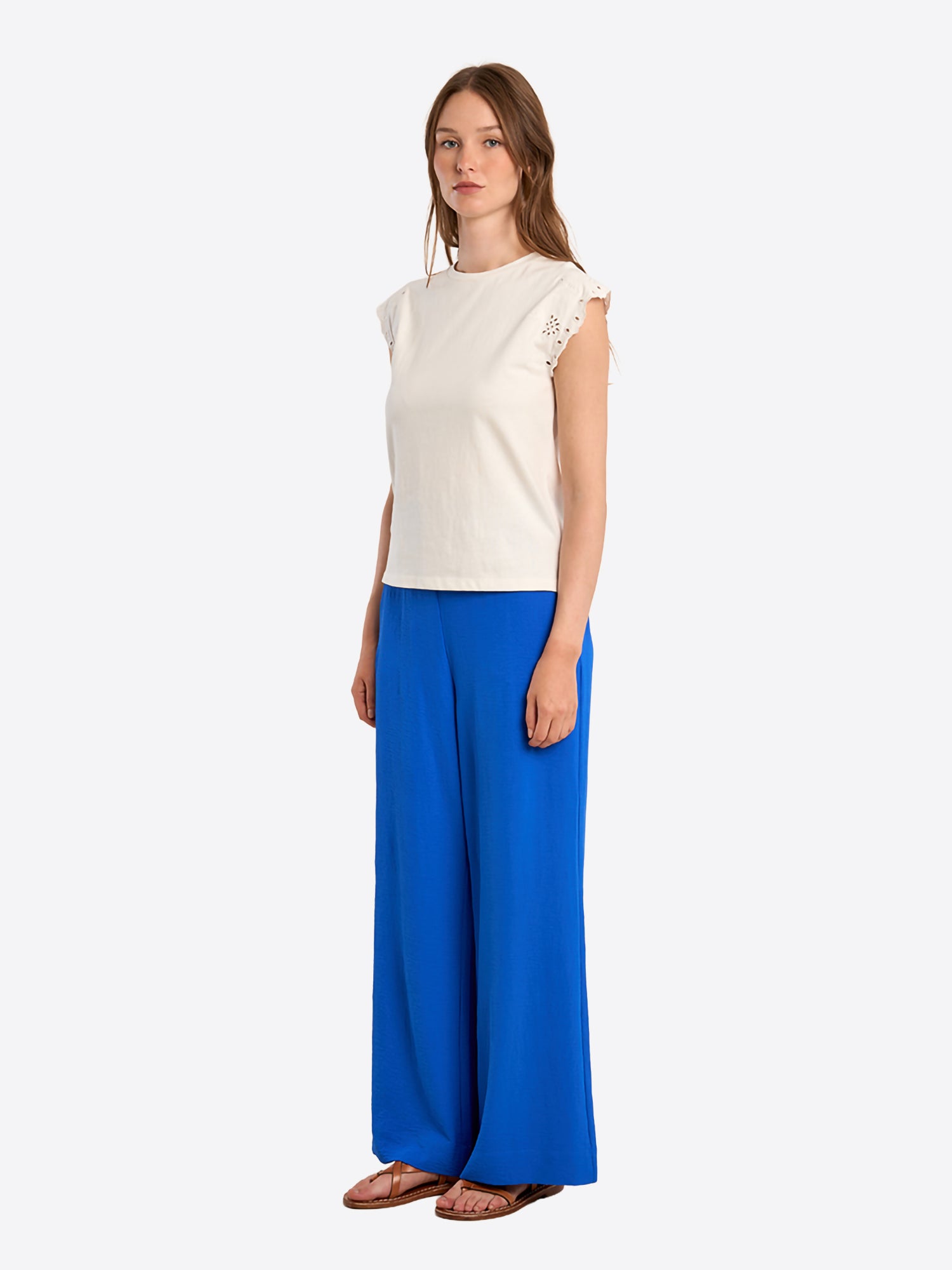 T-shirt MOLLY BRACKEN da Donna - bianco LA1929EEWHT