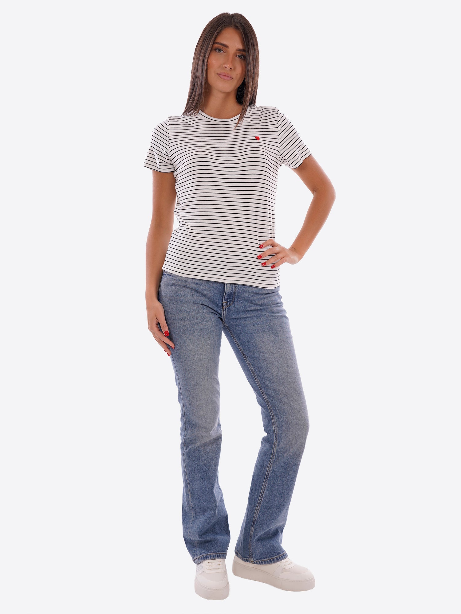 T-shirt MOLLY BRACKEN da Donna - bianco LA193ORIGANERA