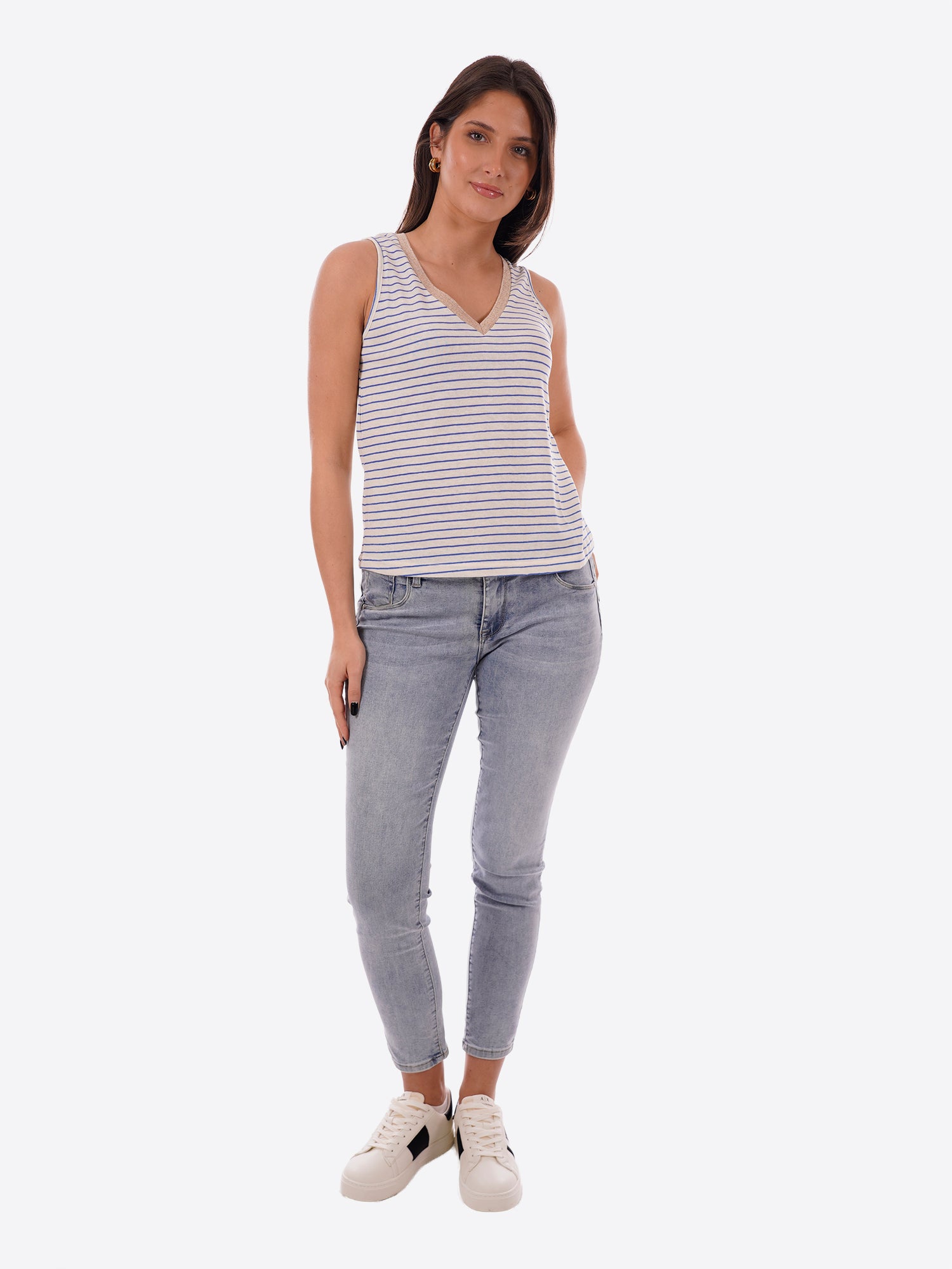 T-shirt MOLLY BRACKEN da Donna - blu M160EEWHTBLU