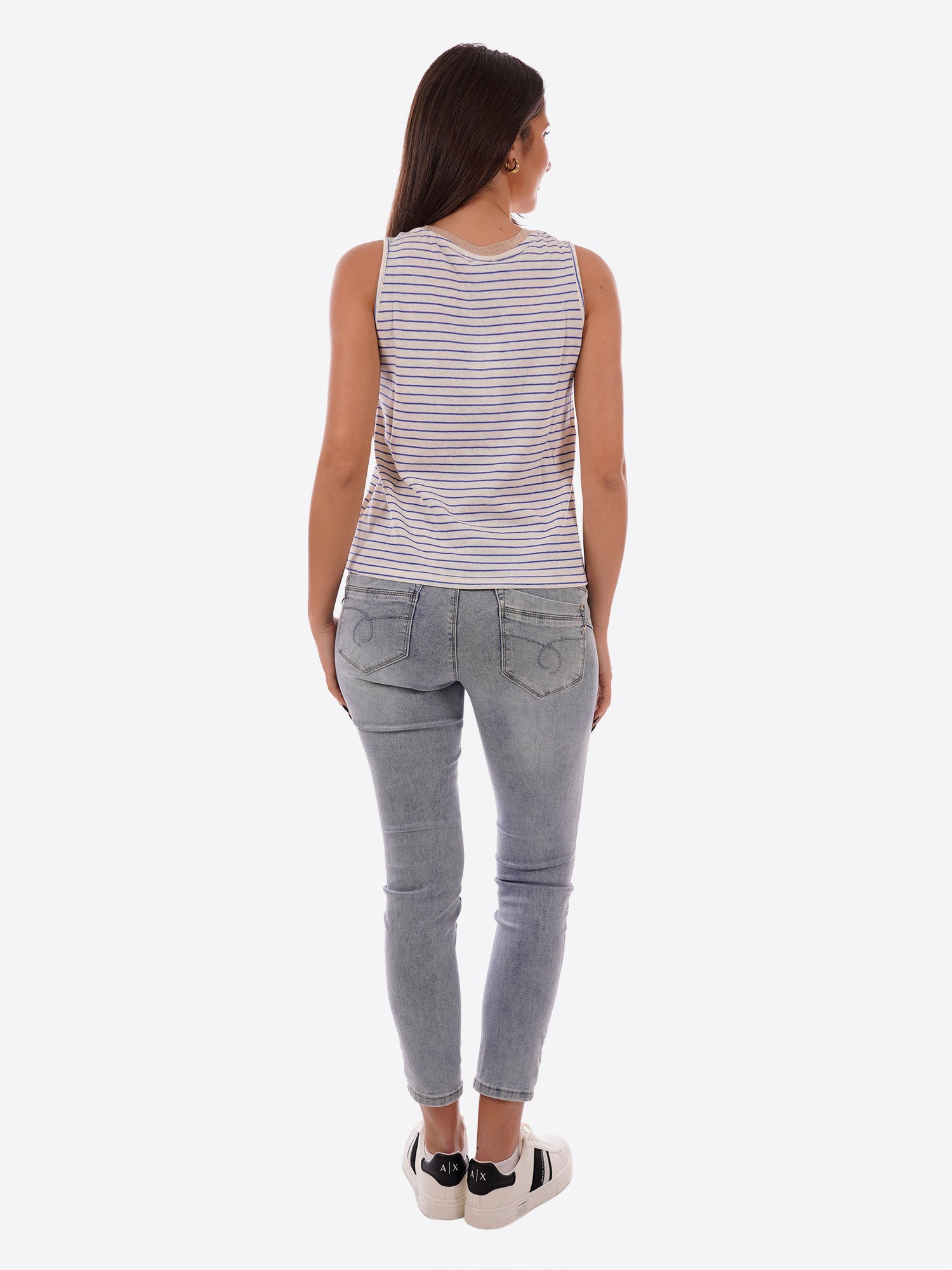T-shirt MOLLY BRACKEN da Donna - blu M160EEWHTBLU