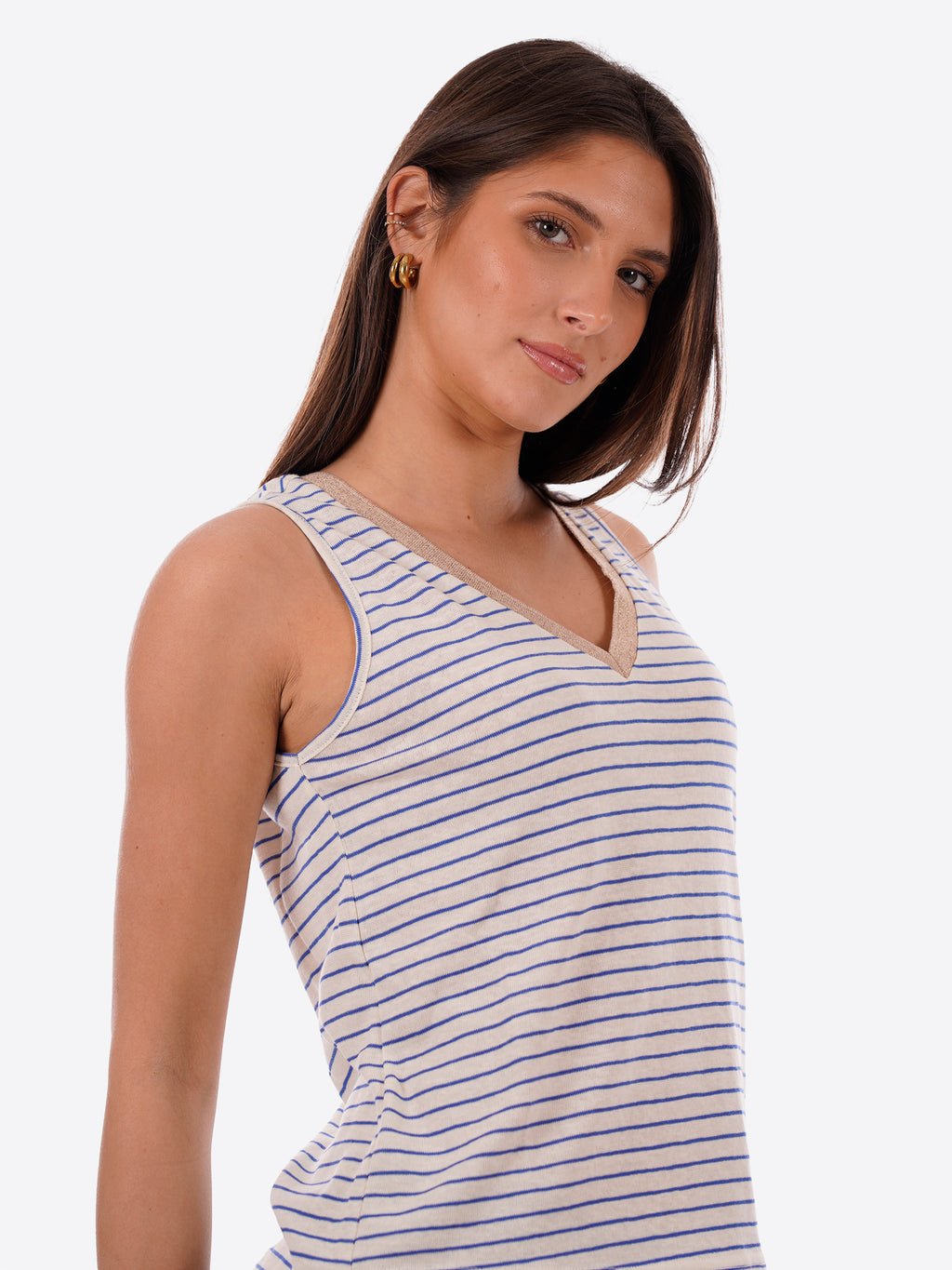 T-shirt MOLLY BRACKEN da Donna - blu M160EEWHTBLU