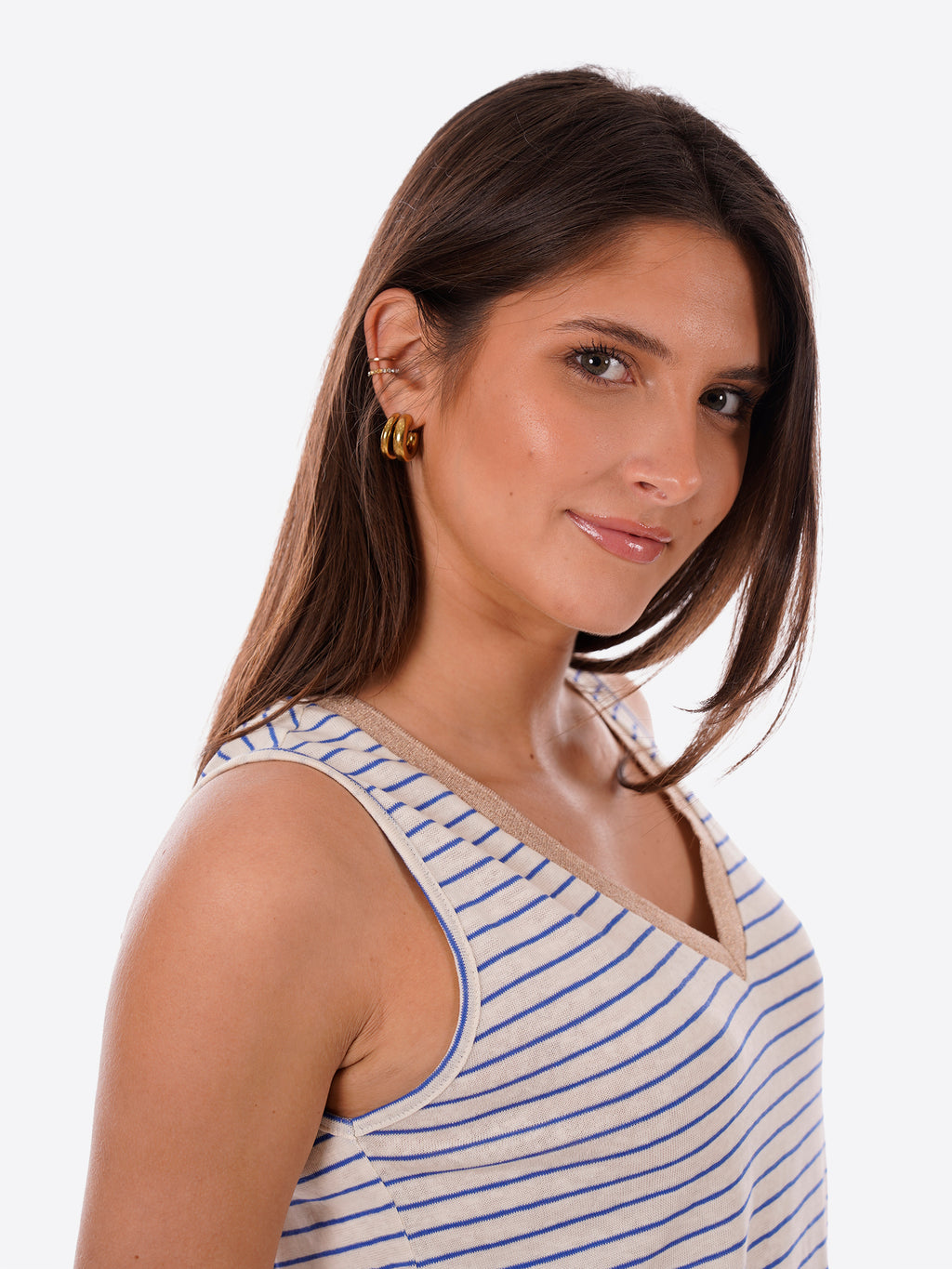 T-shirt MOLLY BRACKEN da Donna - blu M160EEWHTBLU