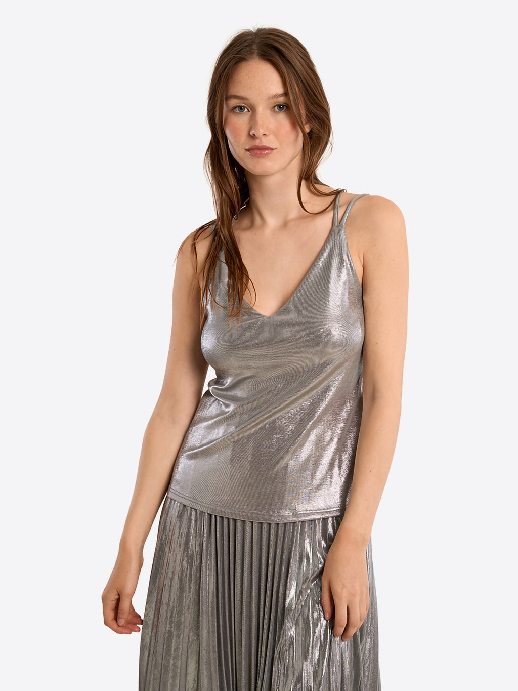 Top MOLLY BRACKEN da Donna - argento P1275EESILVER