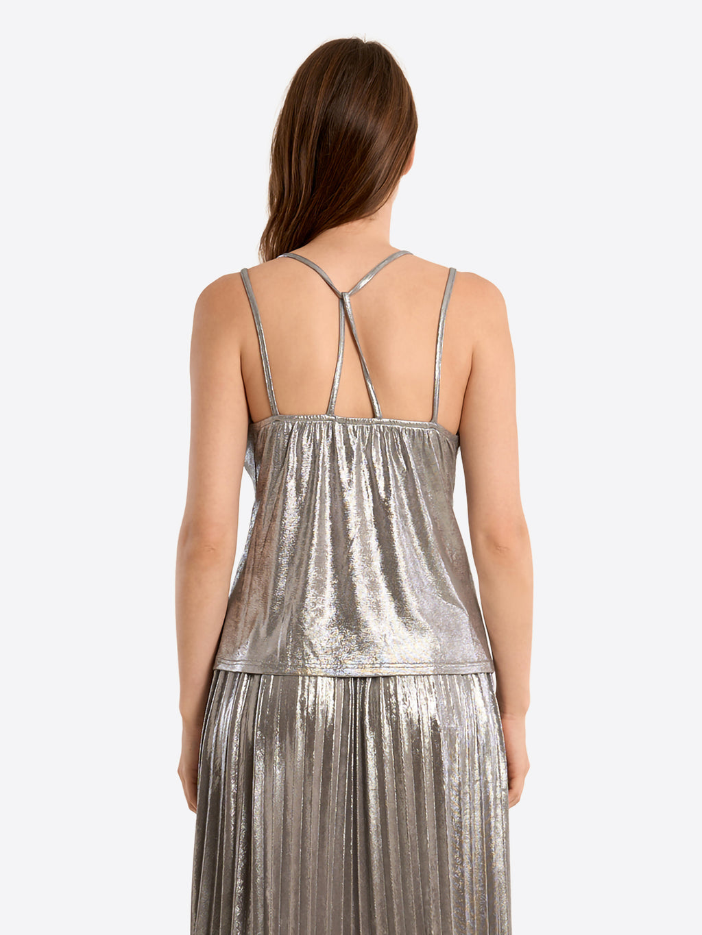 Top MOLLY BRACKEN da Donna - argento P1275EESILVER