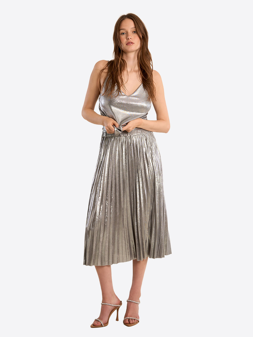 Top MOLLY BRACKEN da Donna - argento P1275EESILVER