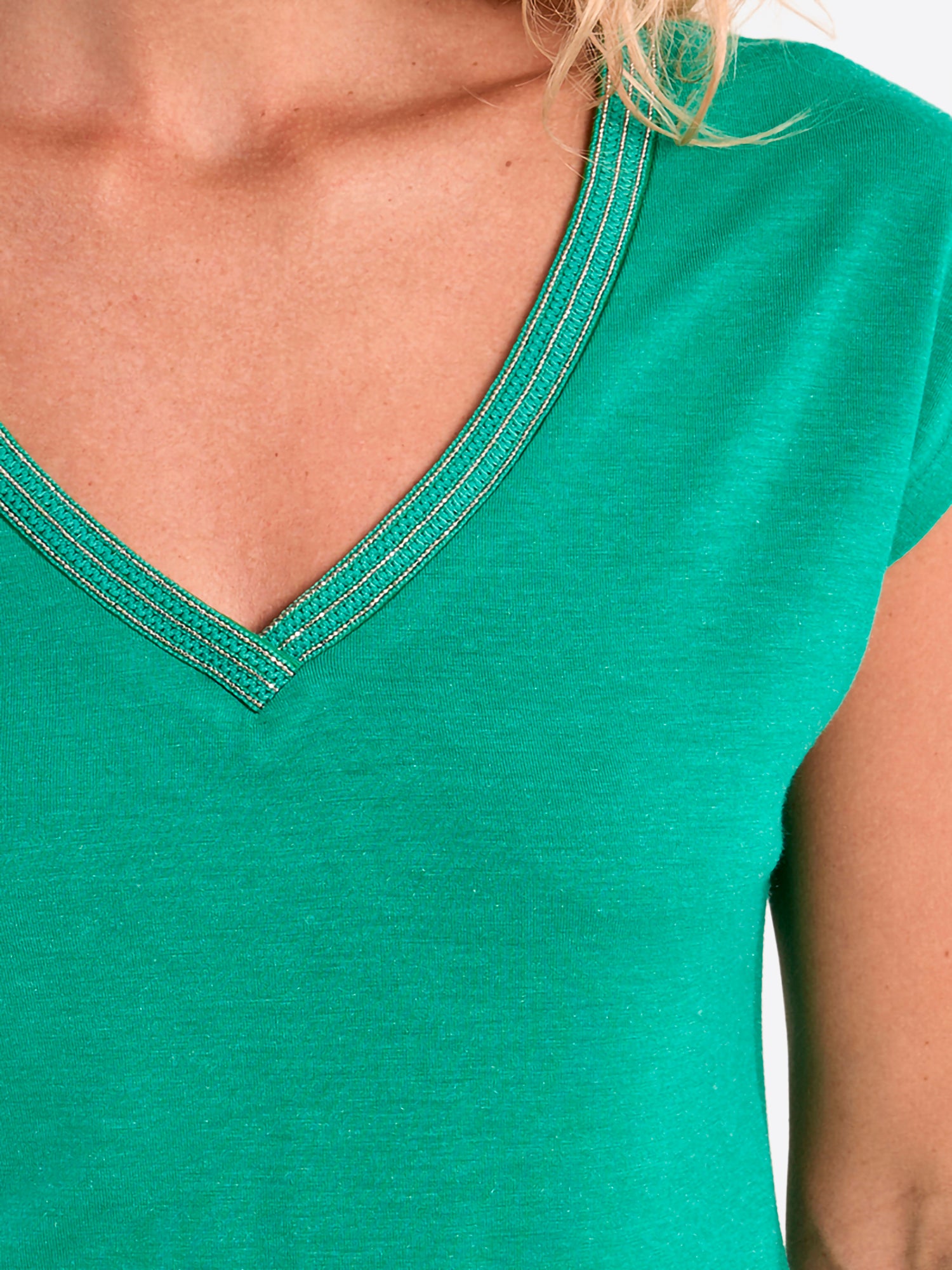 T-shirt MOLLY BRACKEN da Donna - verde T2019EPVERDE