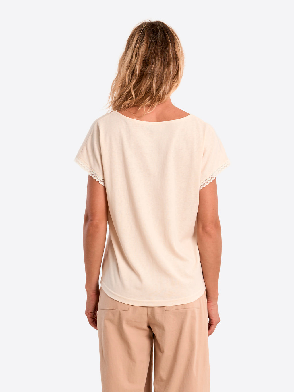 T-shirt MOLLY BRACKEN da Donna - bianco T2213EEWHT