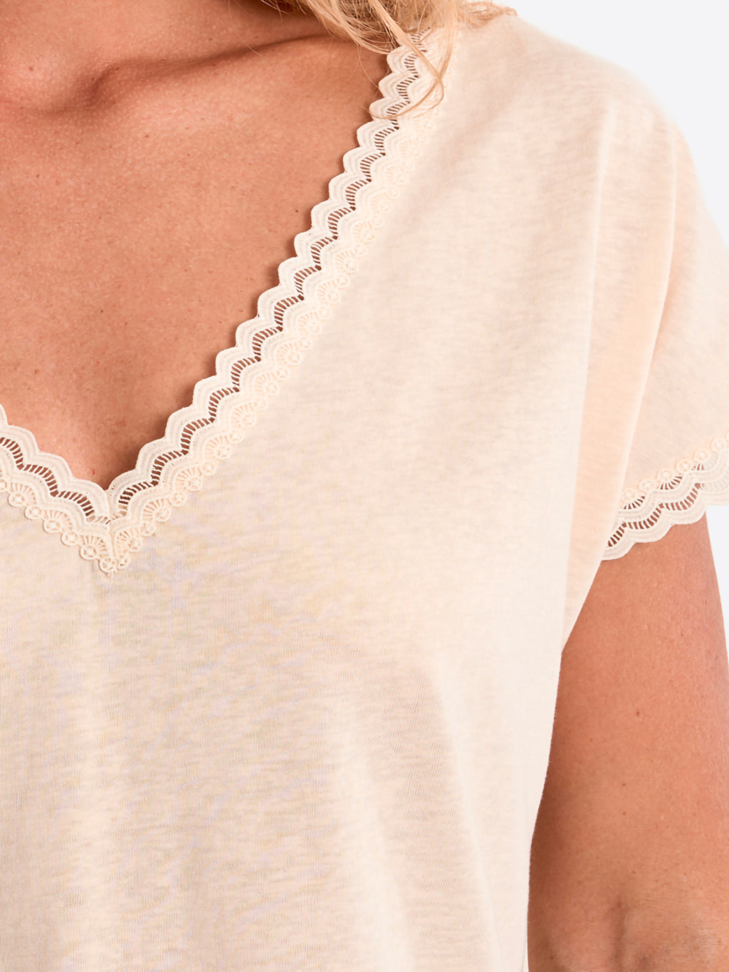T-shirt MOLLY BRACKEN da Donna - bianco T2213EEWHT