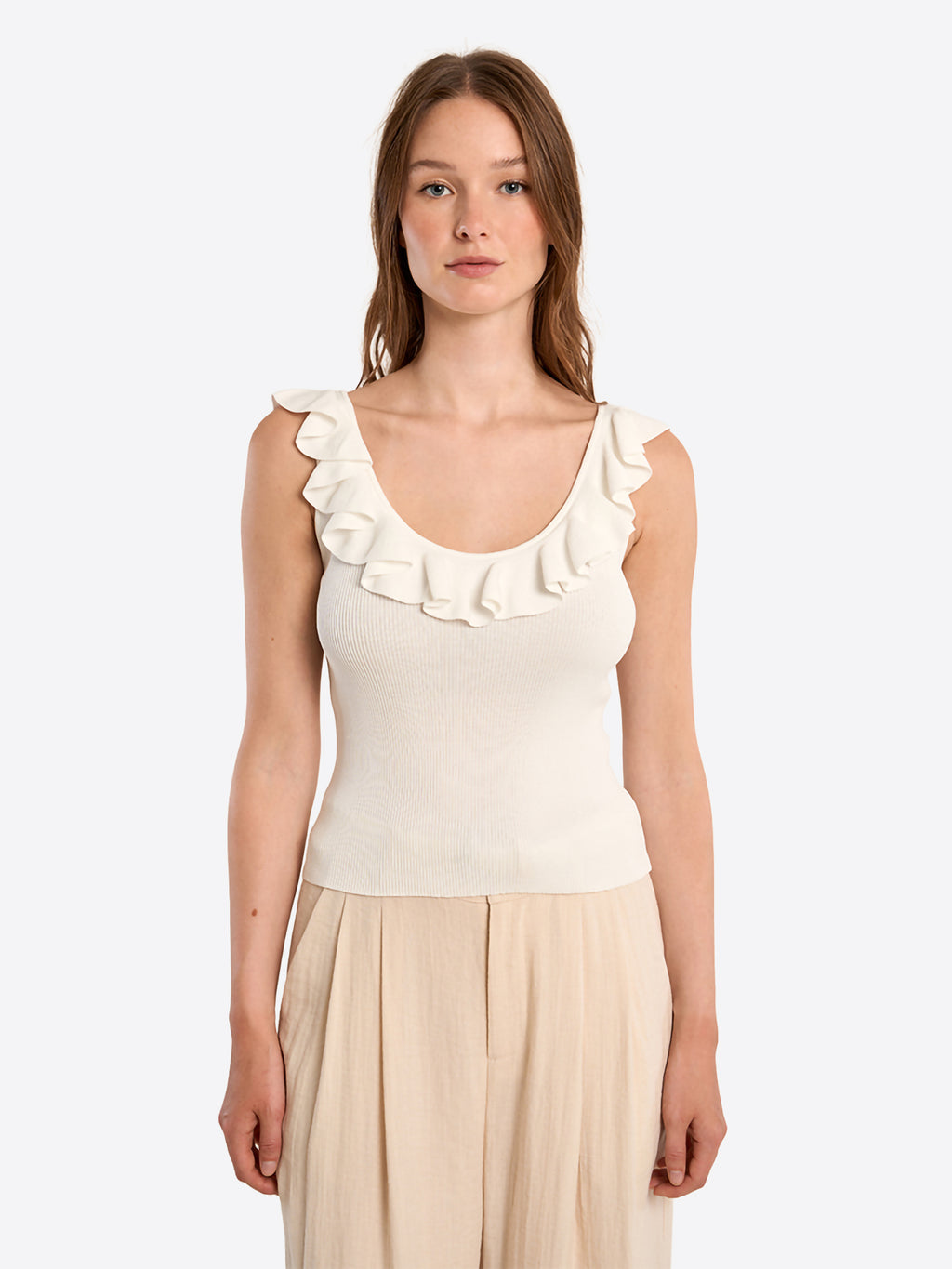 Top MOLLY BRACKEN da Donna - bianco T2226EEWHT