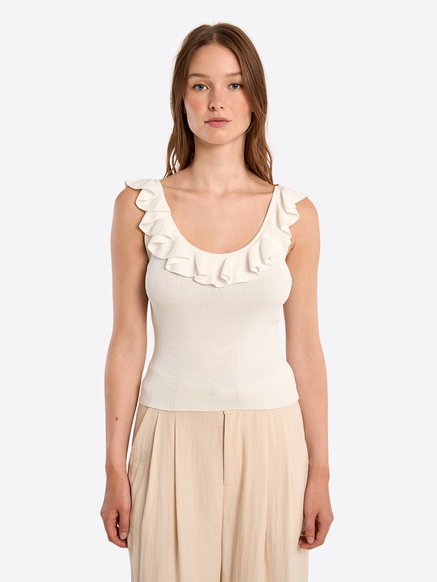 Top MOLLY BRACKEN da Donna - bianco T2226EEWHT