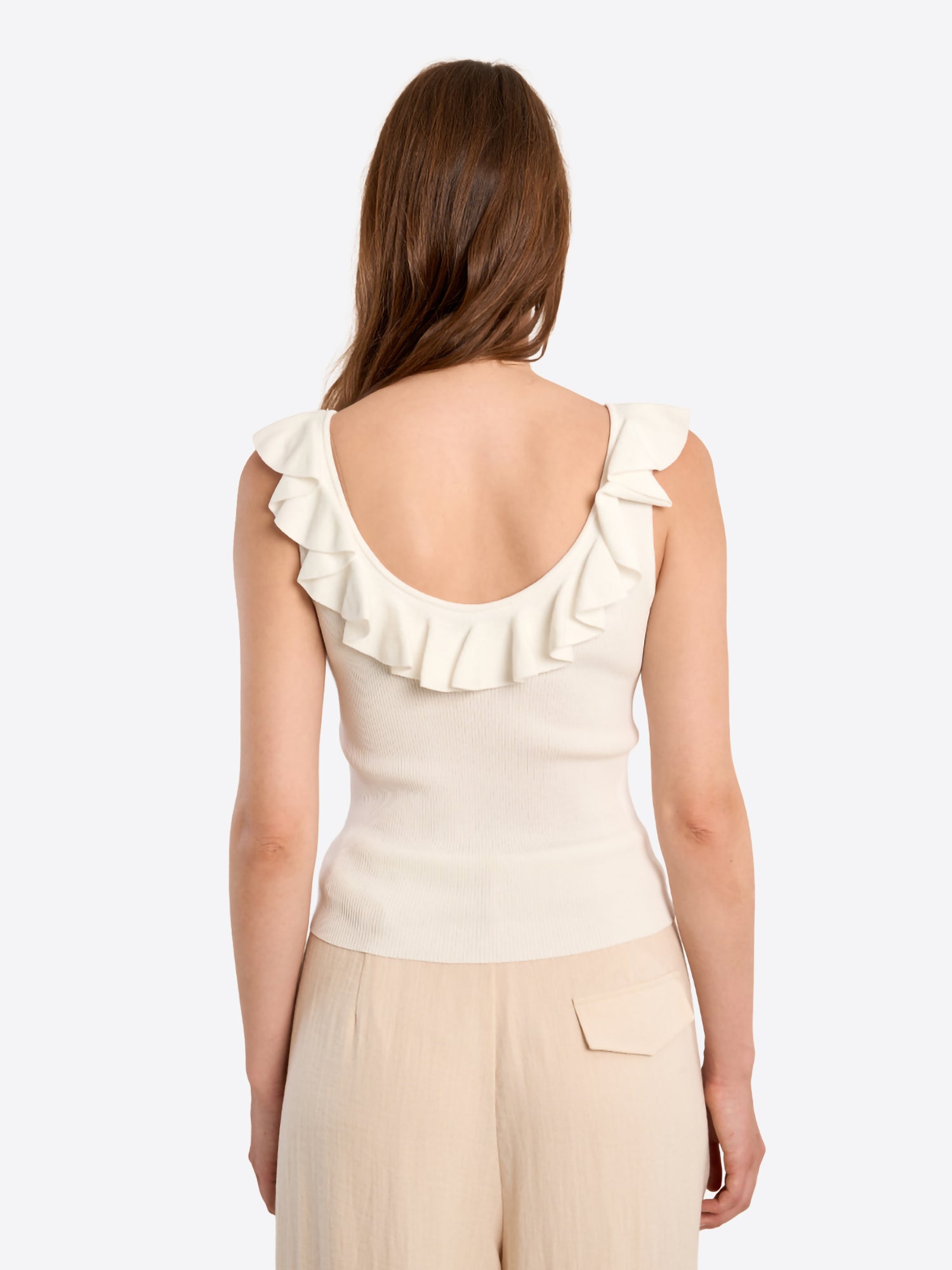 Top MOLLY BRACKEN da Donna - bianco T2226EEWHT