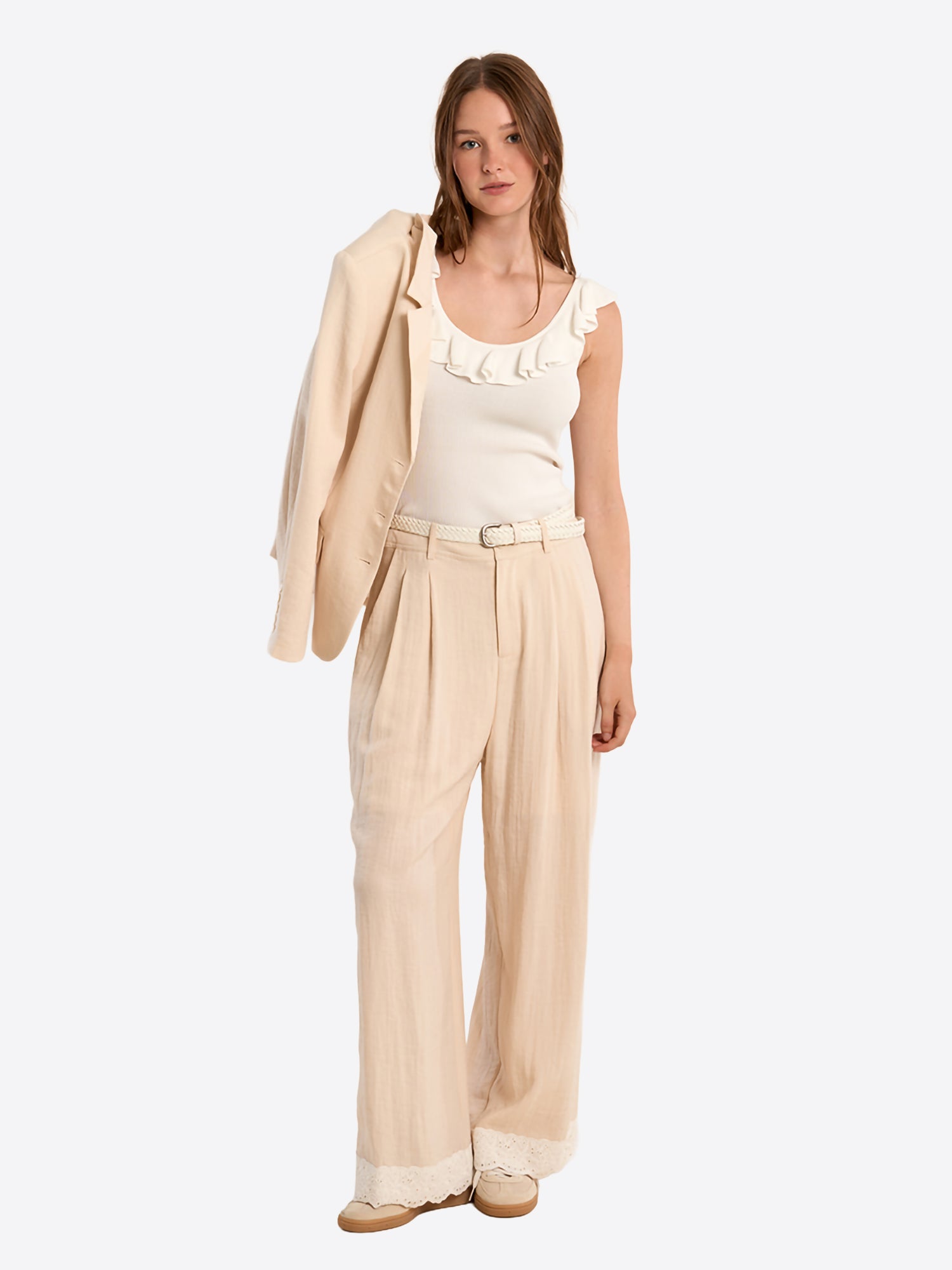 Top MOLLY BRACKEN da Donna - bianco T2226EEWHT