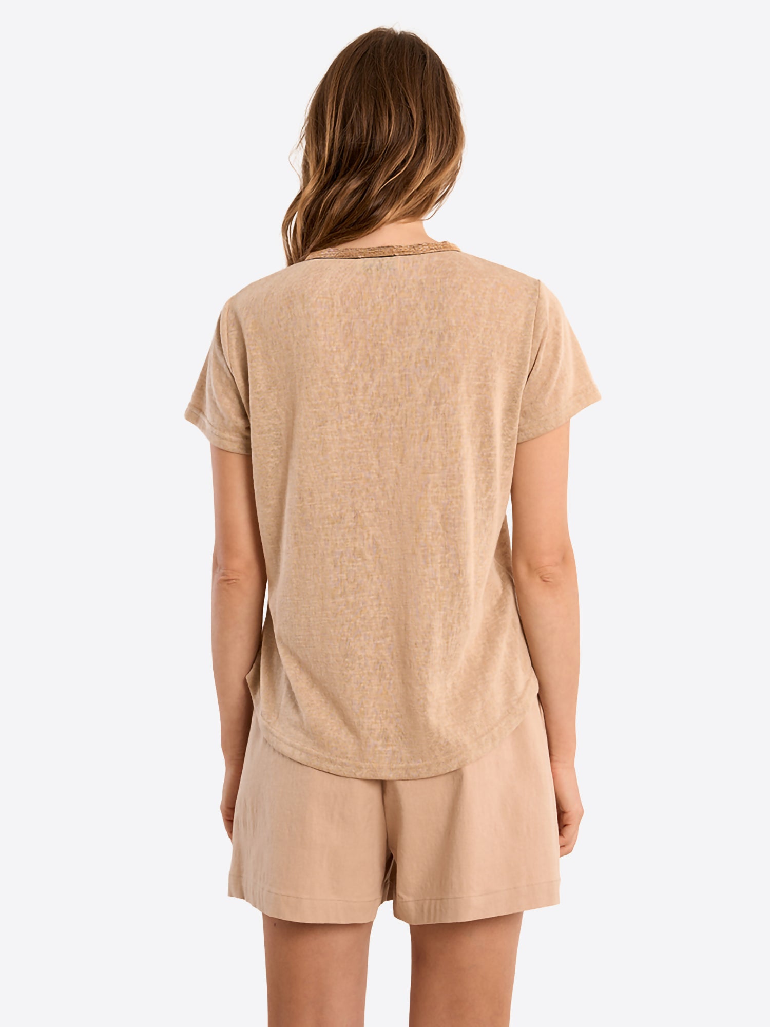 T-shirt MOLLY BRACKEN da Donna - beige T427EPBEIGE