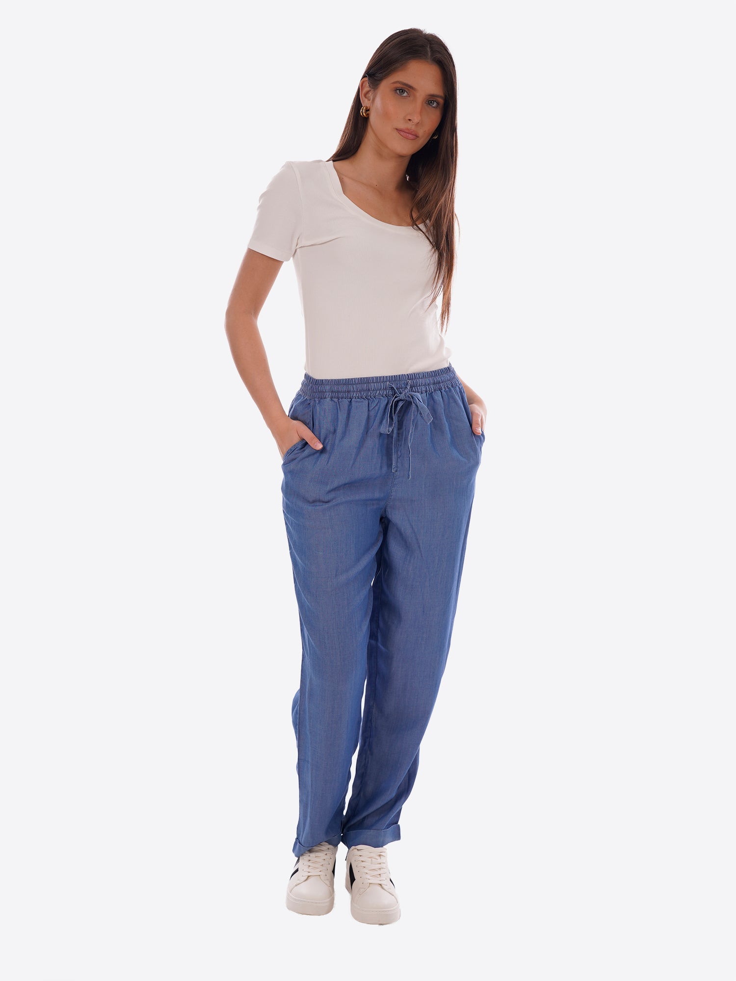 Pantalone MOLLY BRACKEN da Donna - blu ZP12EEBLU