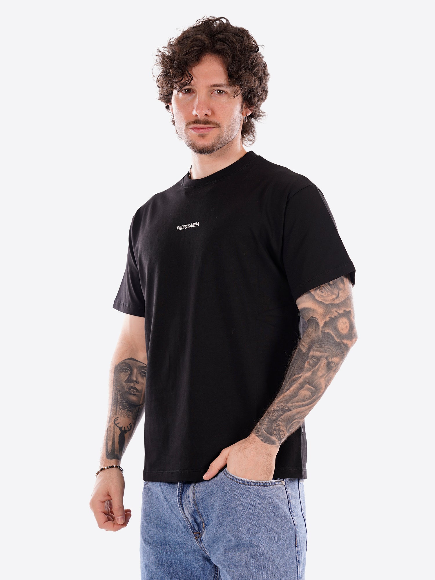 T-shirt PROPAGANDA da Uomo - nero 26SSPRTS684BLK
