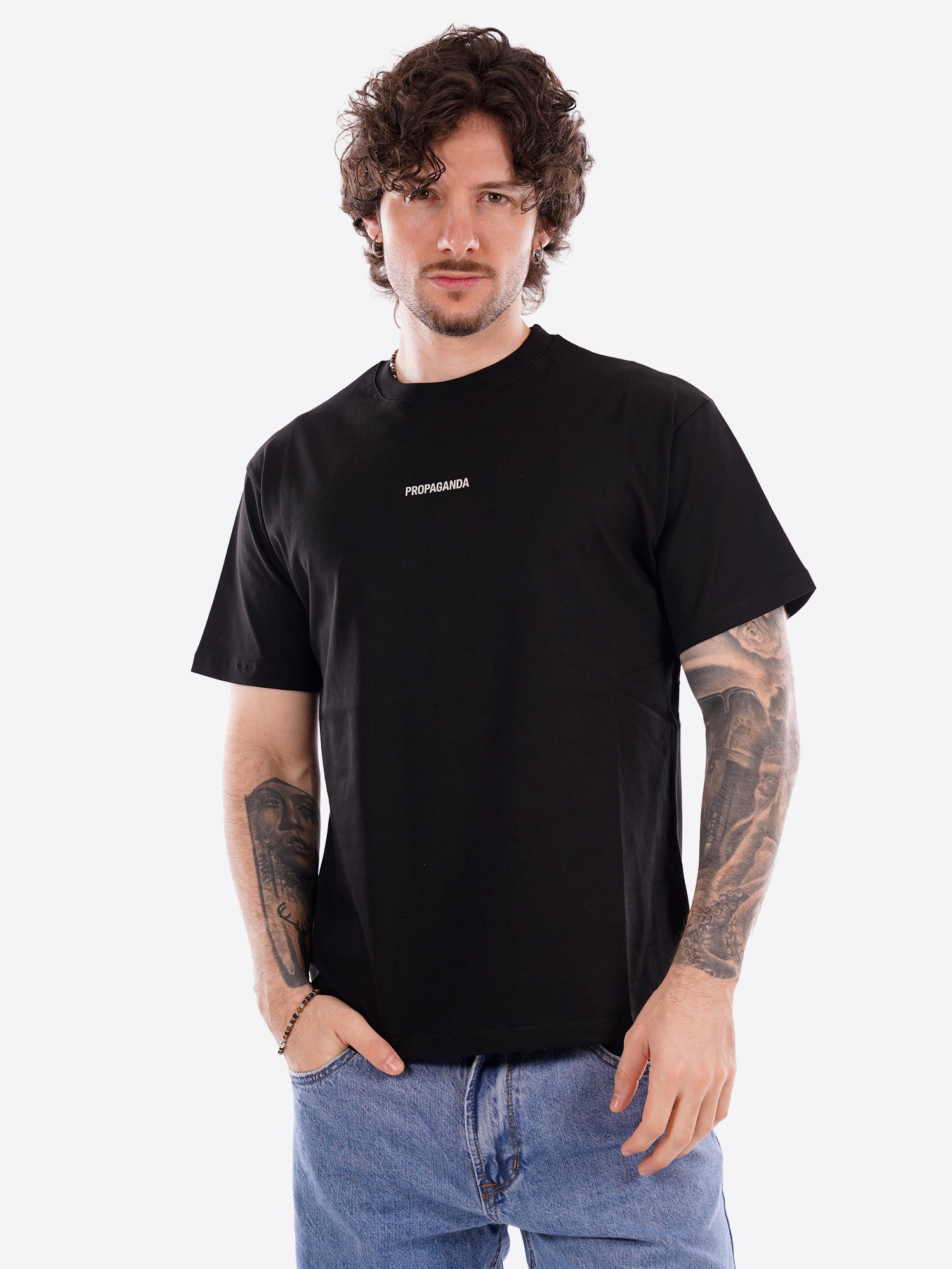 T-shirt PROPAGANDA da Uomo - nero 26SSPRTS684BLK