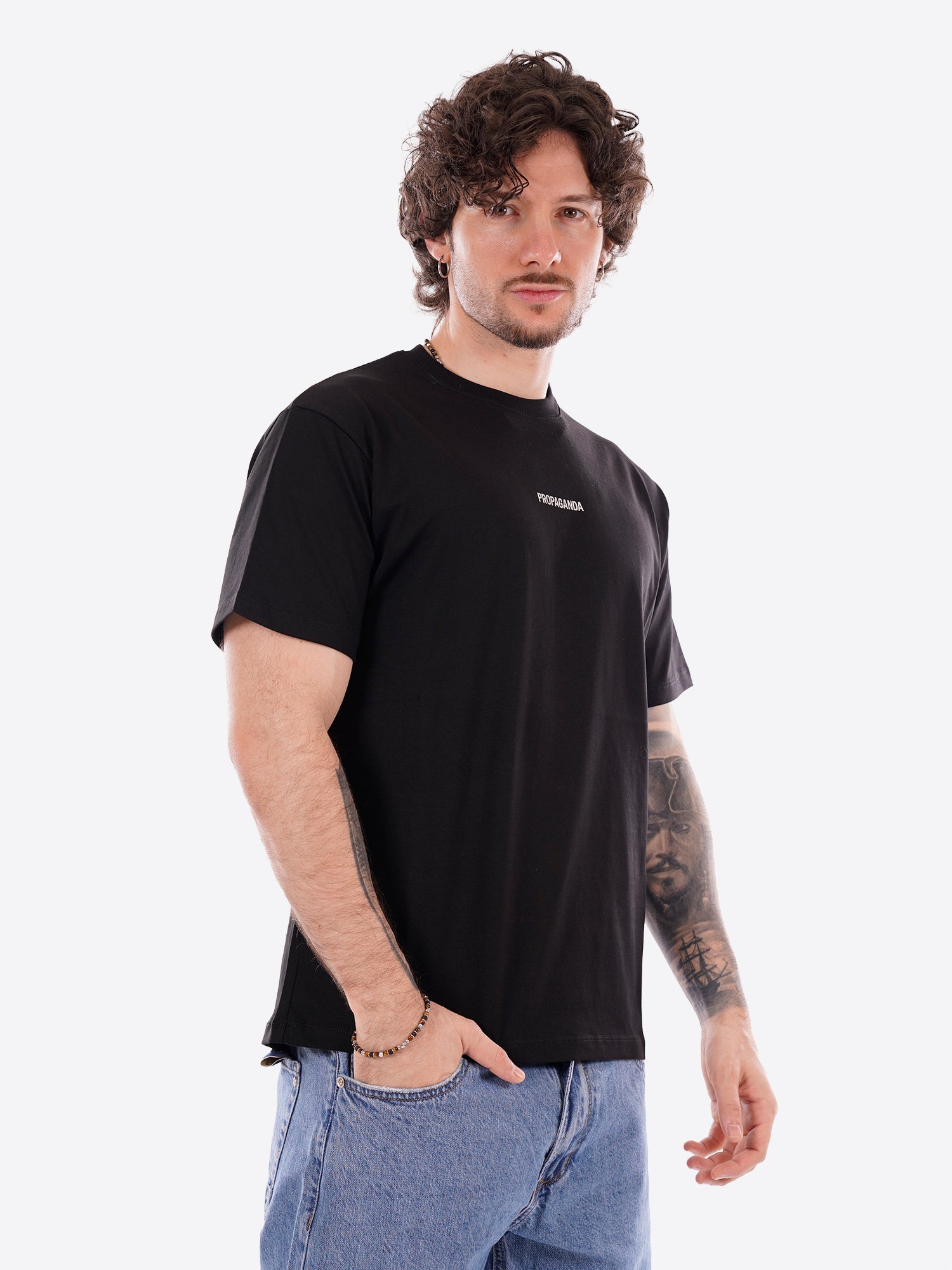 T-shirt PROPAGANDA da Uomo - nero 26SSPRTS684BLK