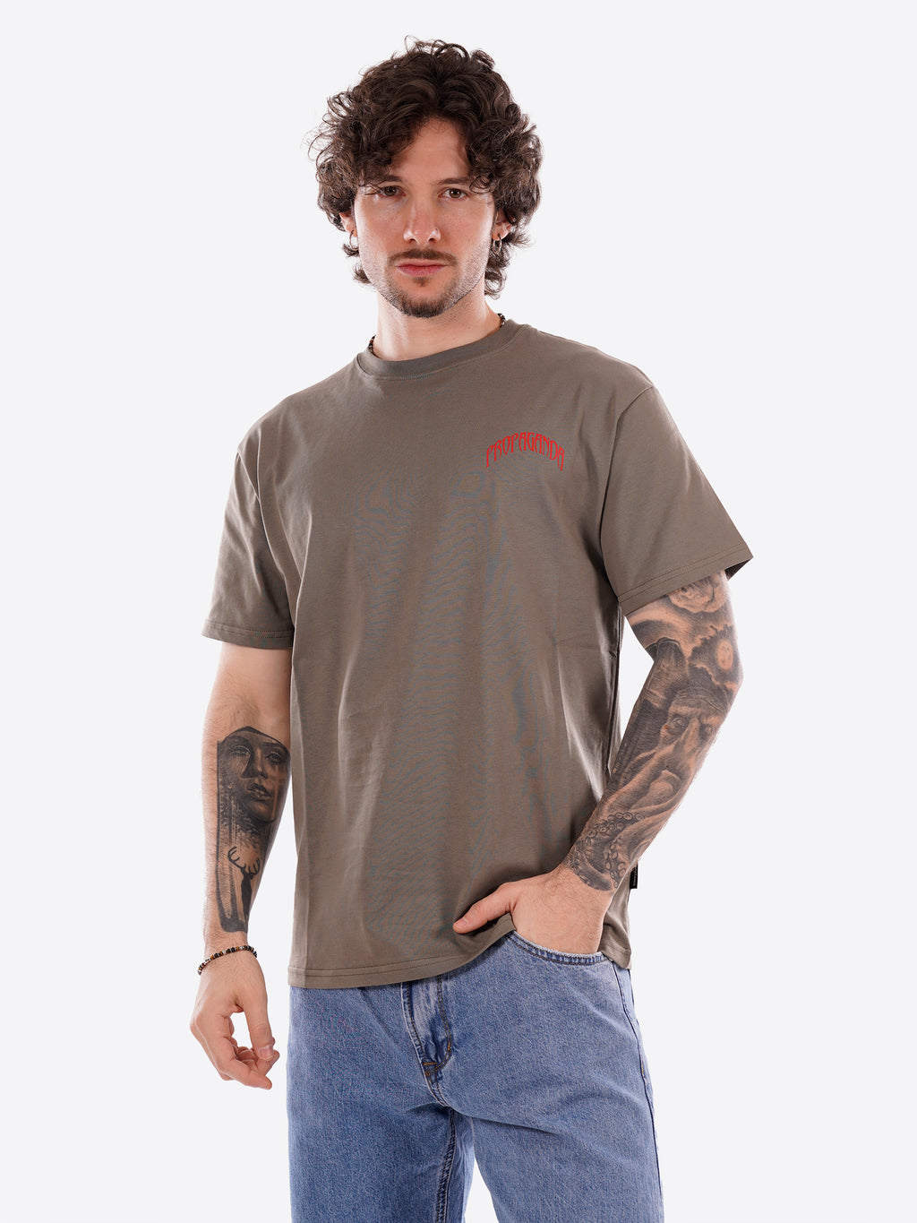 T-shirt PROPAGANDA da Uomo - 26SSPRTS689CONCRET