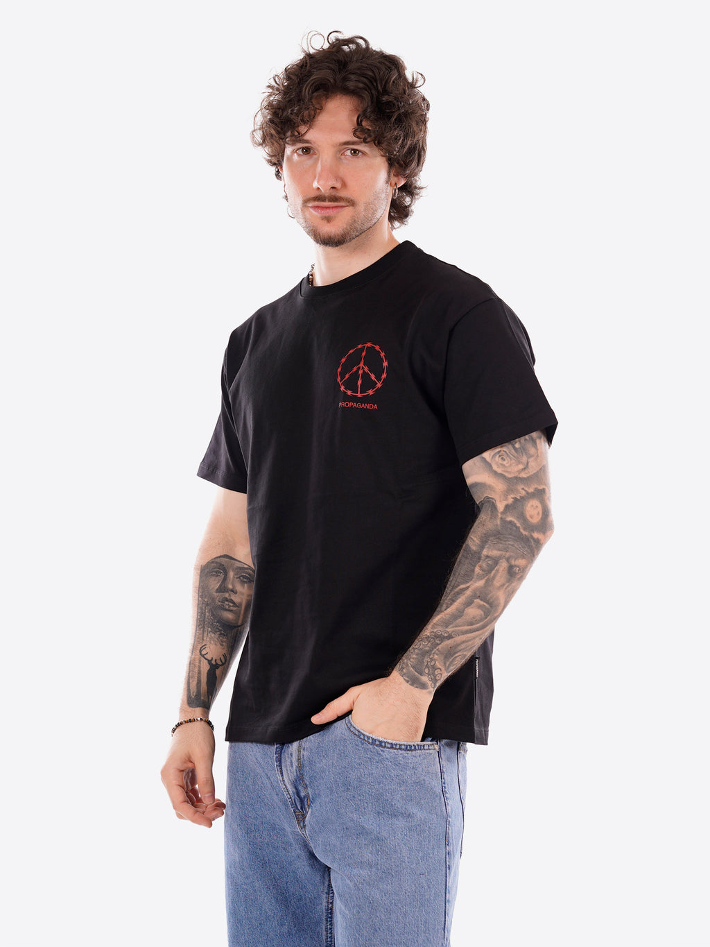 T-shirt PROPAGANDA da Uomo - nero 26SSPRTS751BLK