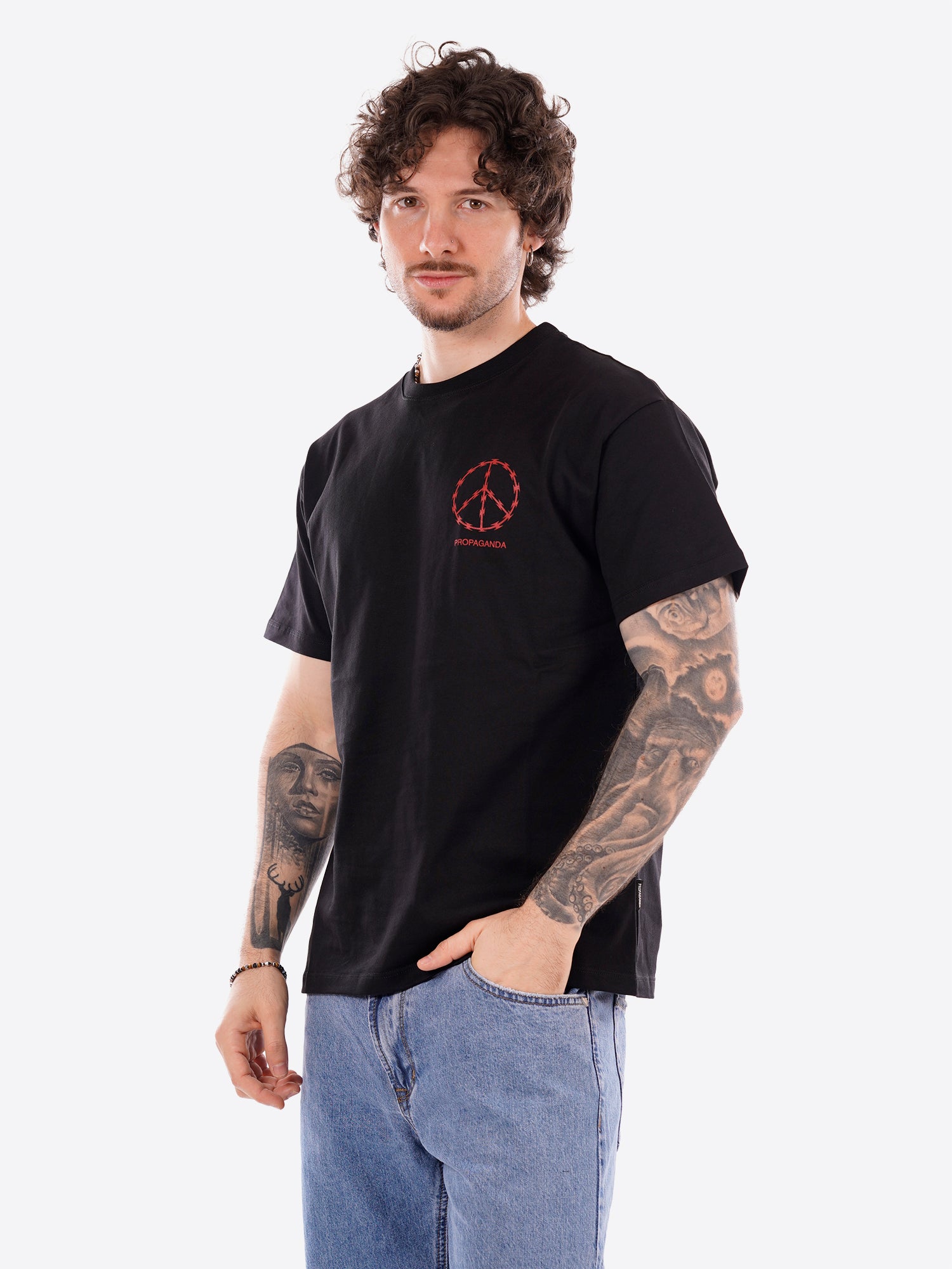 T-shirt PROPAGANDA da Uomo - nero 26SSPRTS751BLK