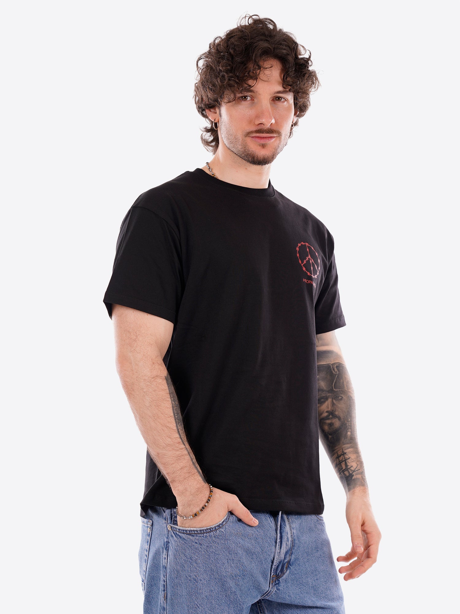 T-shirt PROPAGANDA da Uomo - nero 26SSPRTS751BLK