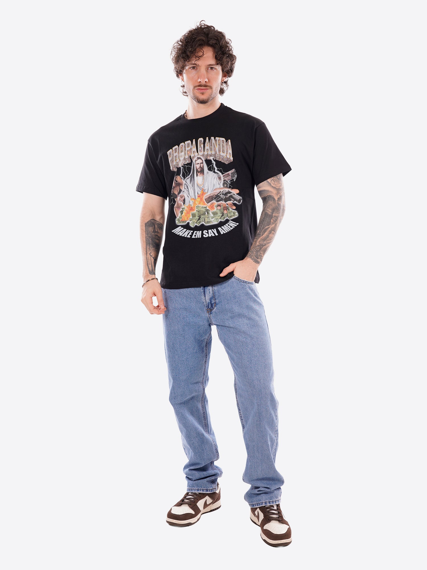 T-shirt PROPAGANDA da Uomo - nero 26SSPRTS757BLK