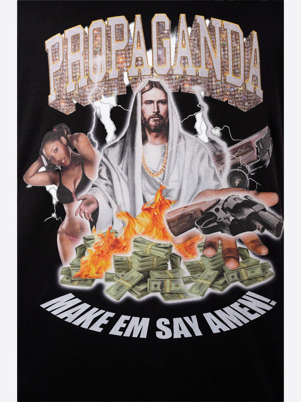 T-shirt PROPAGANDA da Uomo - nero 26SSPRTS757BLK