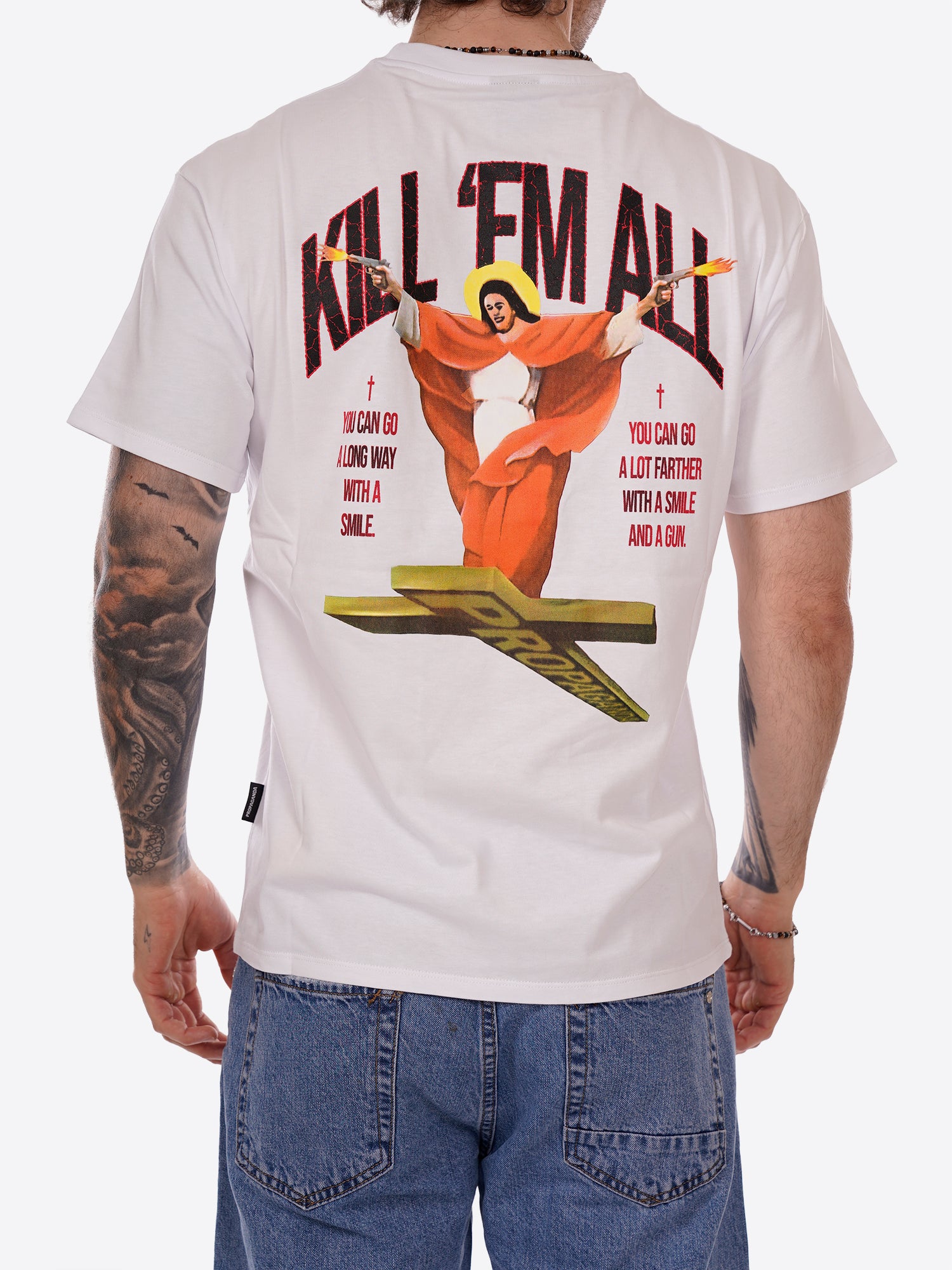 T-shirt PROPAGANDA da Uomo - bianco 26SSPRTS767WHT