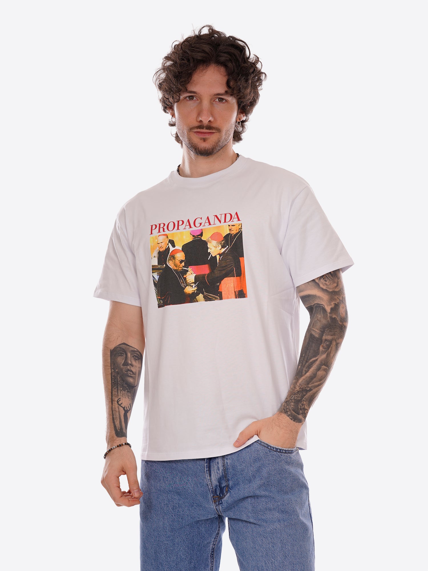 T-shirt PROPAGANDA da Uomo - bianco 26SSPRTS790WHT
