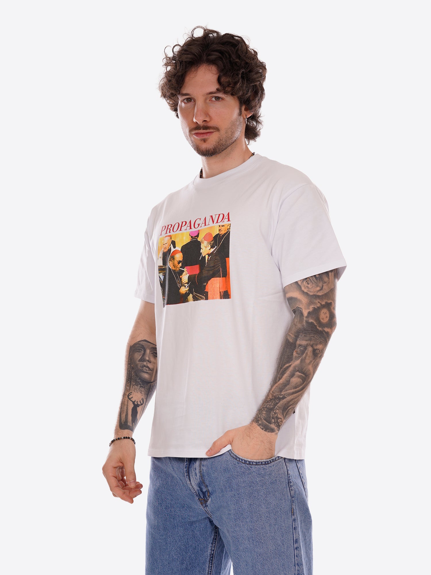 T-shirt PROPAGANDA da Uomo - bianco 26SSPRTS790WHT