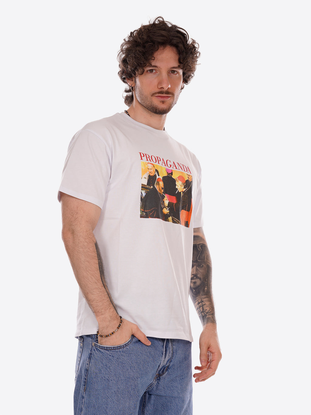 T-shirt PROPAGANDA da Uomo - bianco 26SSPRTS790WHT