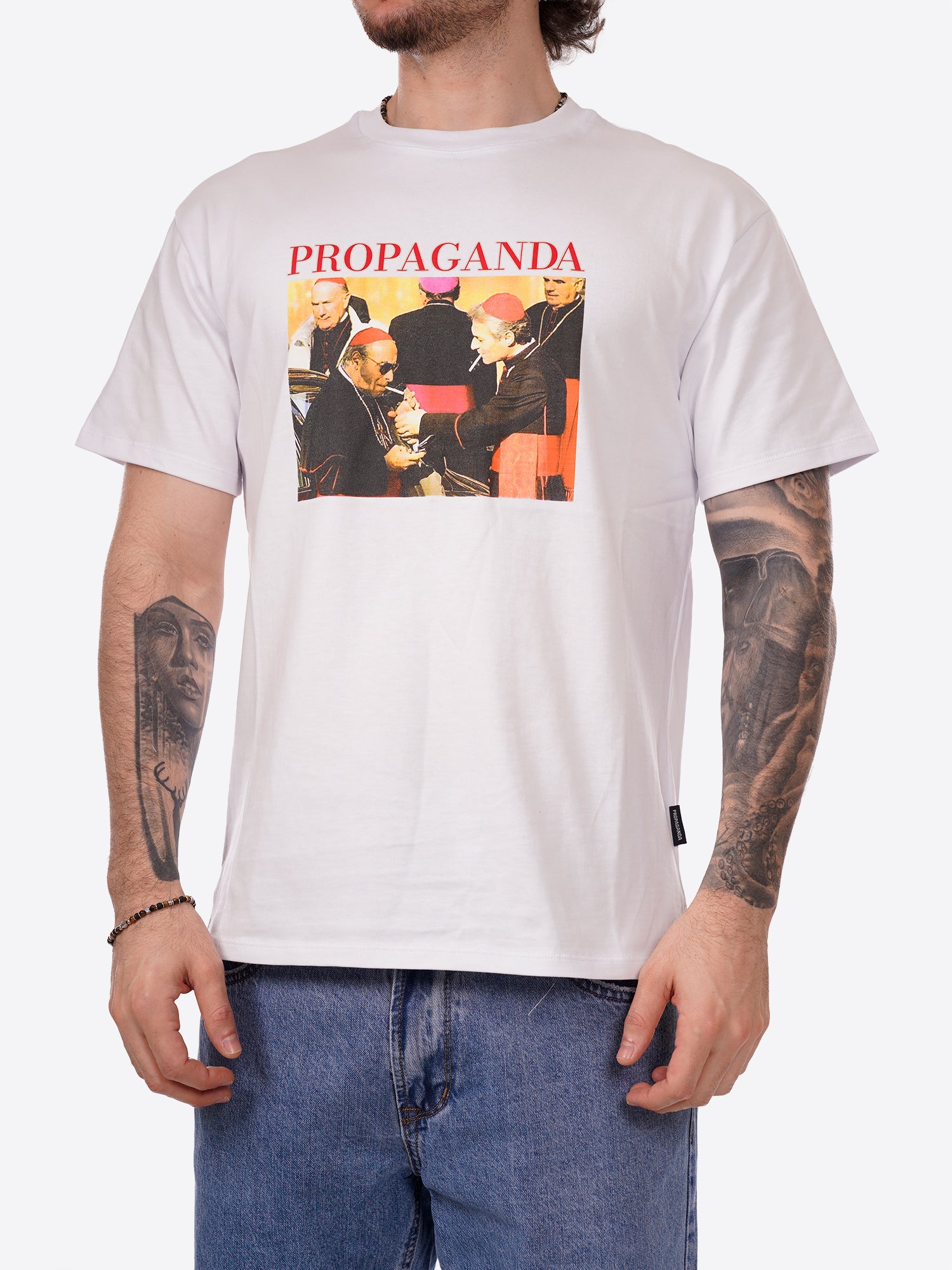 T-shirt PROPAGANDA da Uomo - bianco 26SSPRTS790WHT