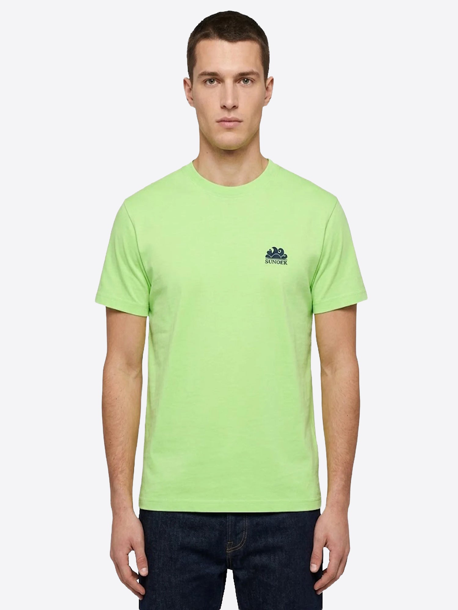 T-shirt SUNDEK da Uomo - verde M251TEJ78TC24802 VERDEFLUO