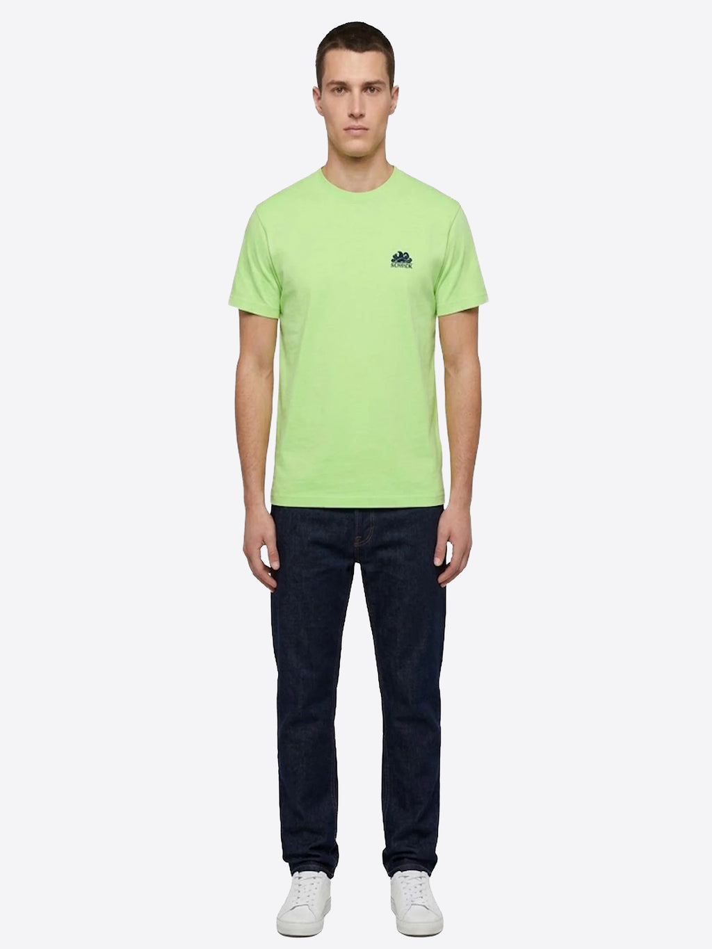 T-shirt SUNDEK da Uomo - verde M251TEJ78TC24802 VERDEFLUO