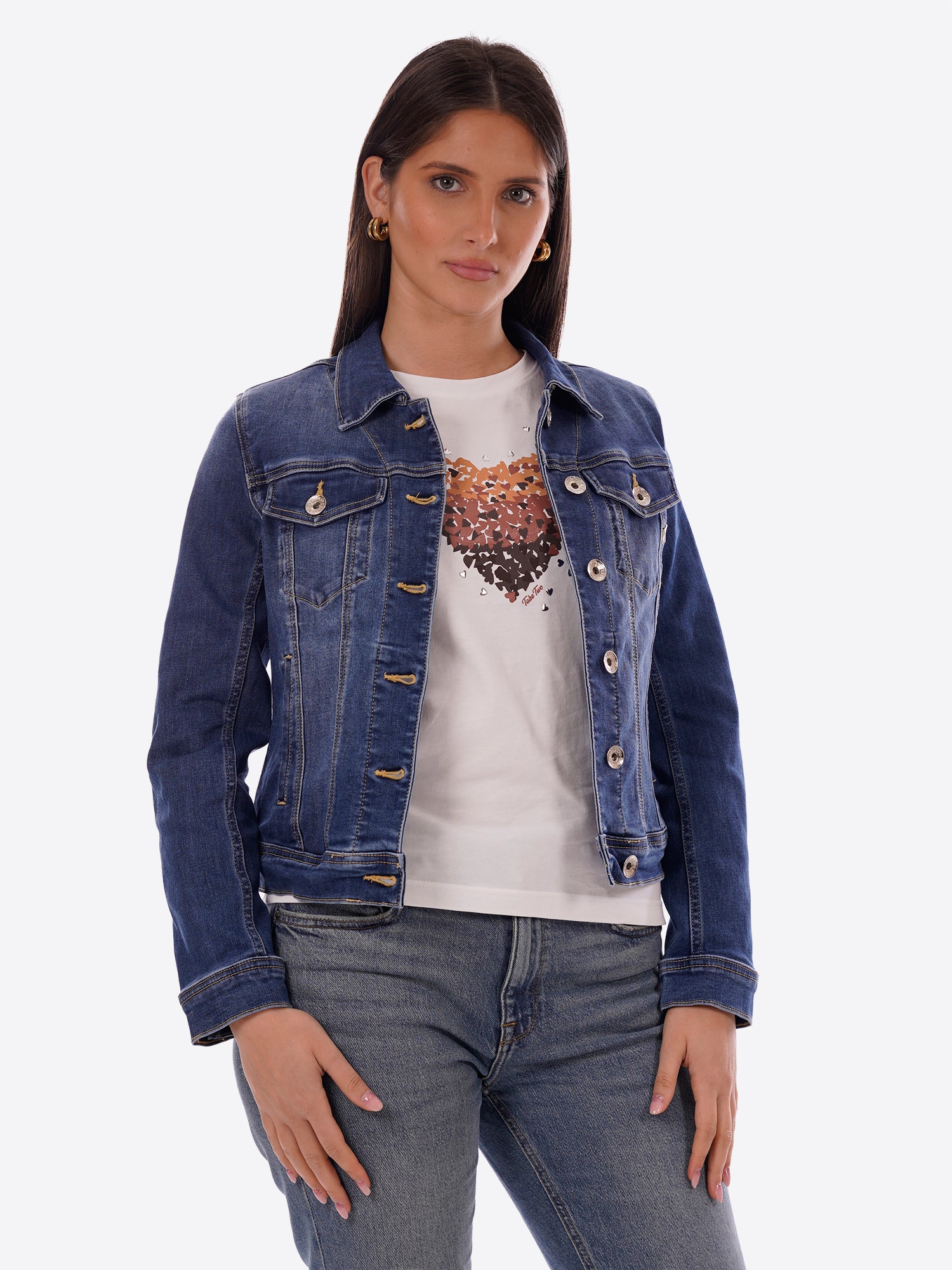 Giubbino TAKE TWO da Donna - blu DK02121LAVCHIARO