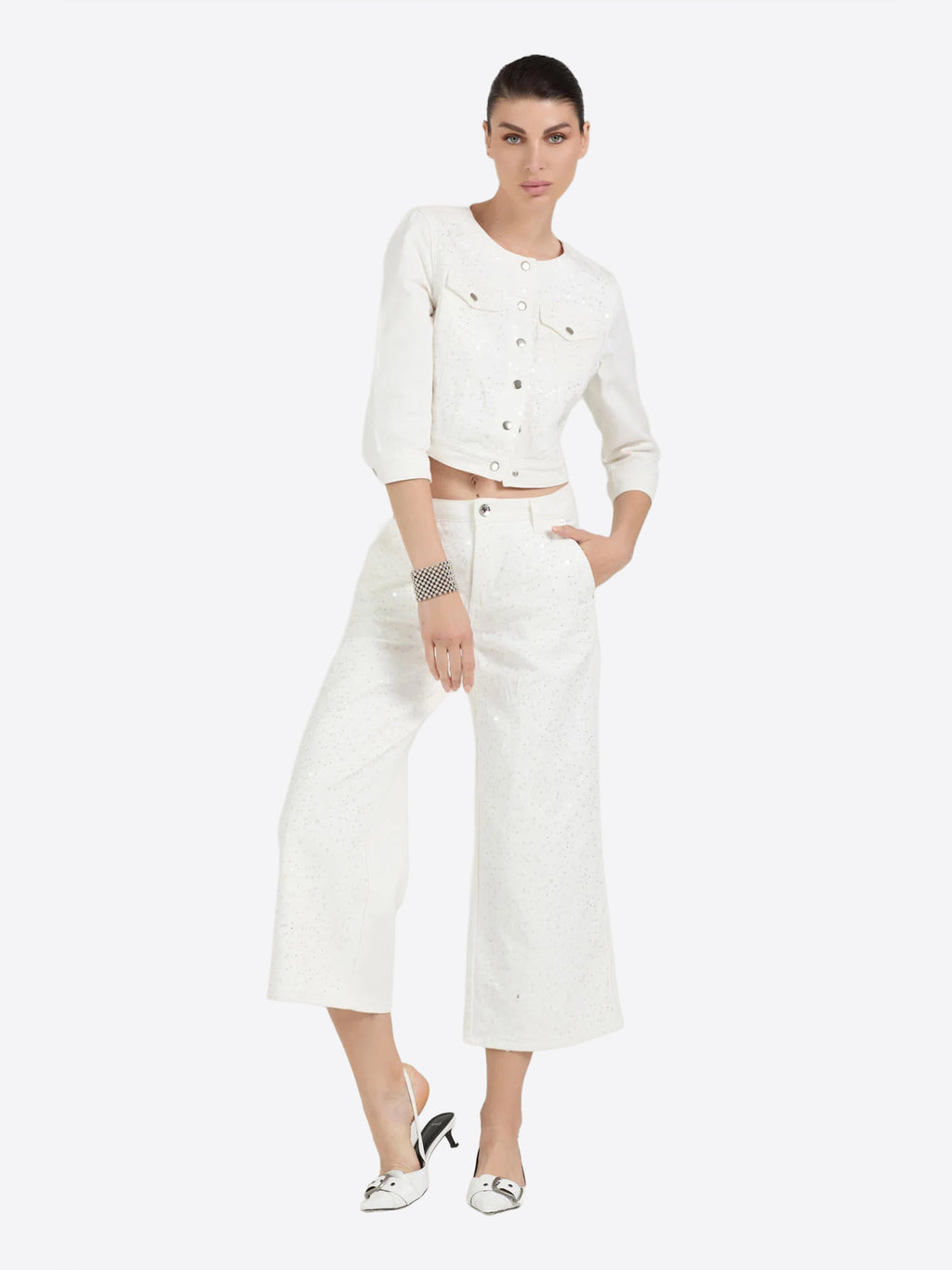Pantalone TAKE TWO da Donna - bianco DK02125BIANCO