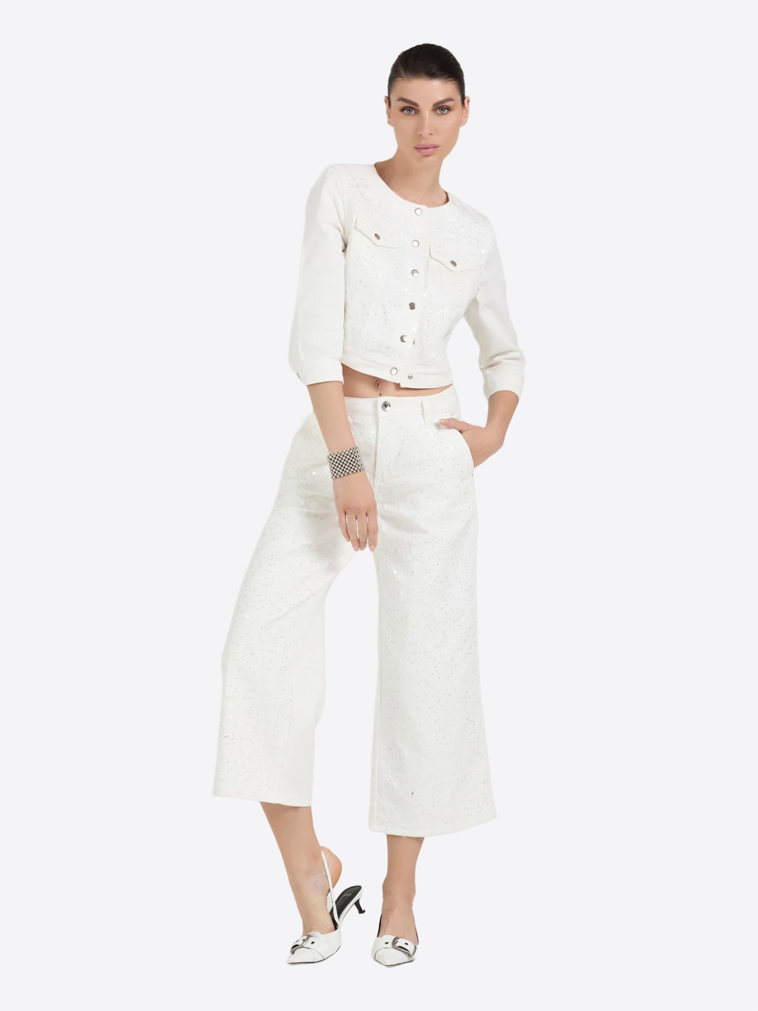 Pantalone TAKE TWO da Donna - bianco DK02125BIANCO