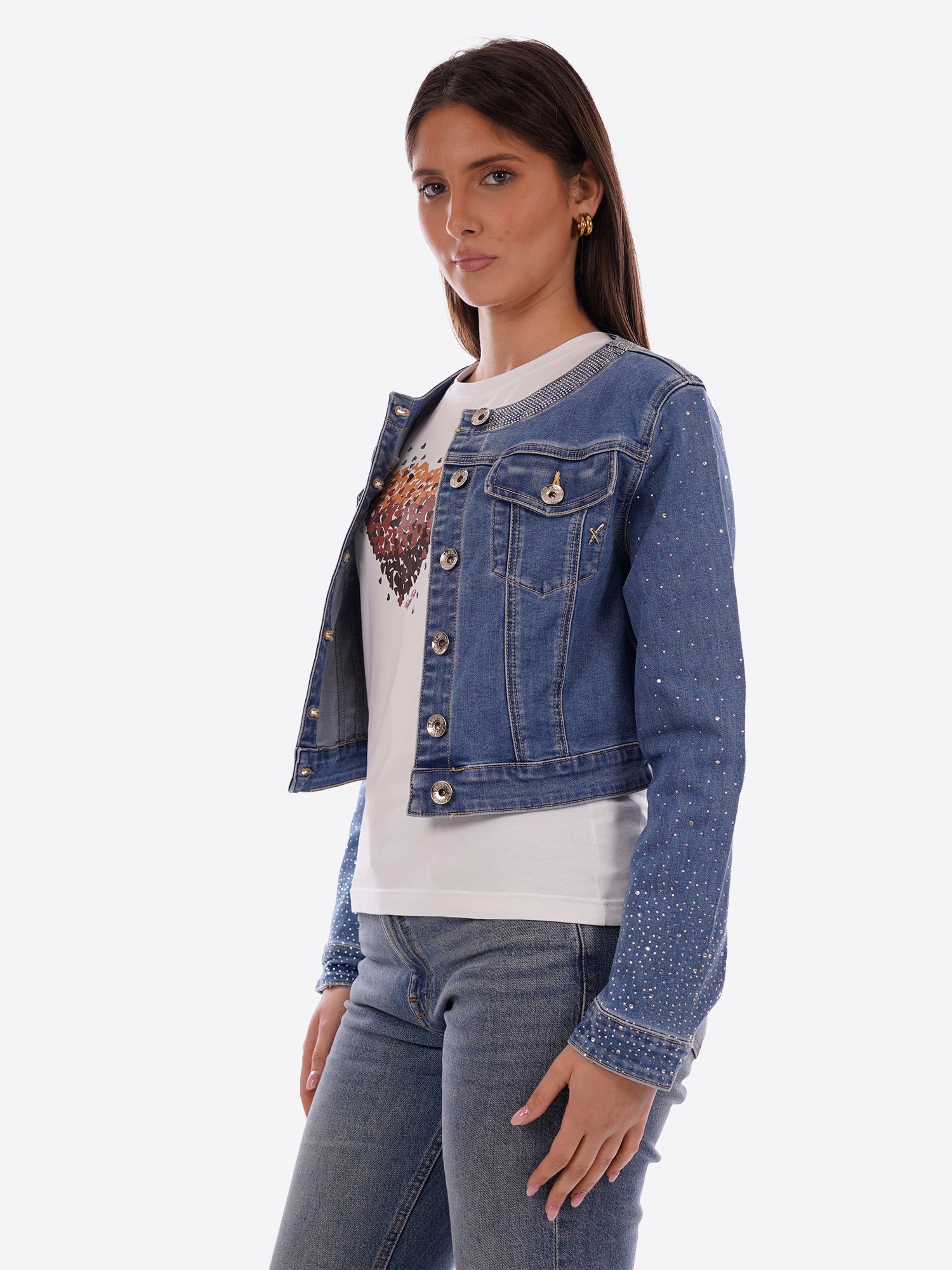 Giubbino TAKE TWO da Donna - blu DK02128LAVMEDIO